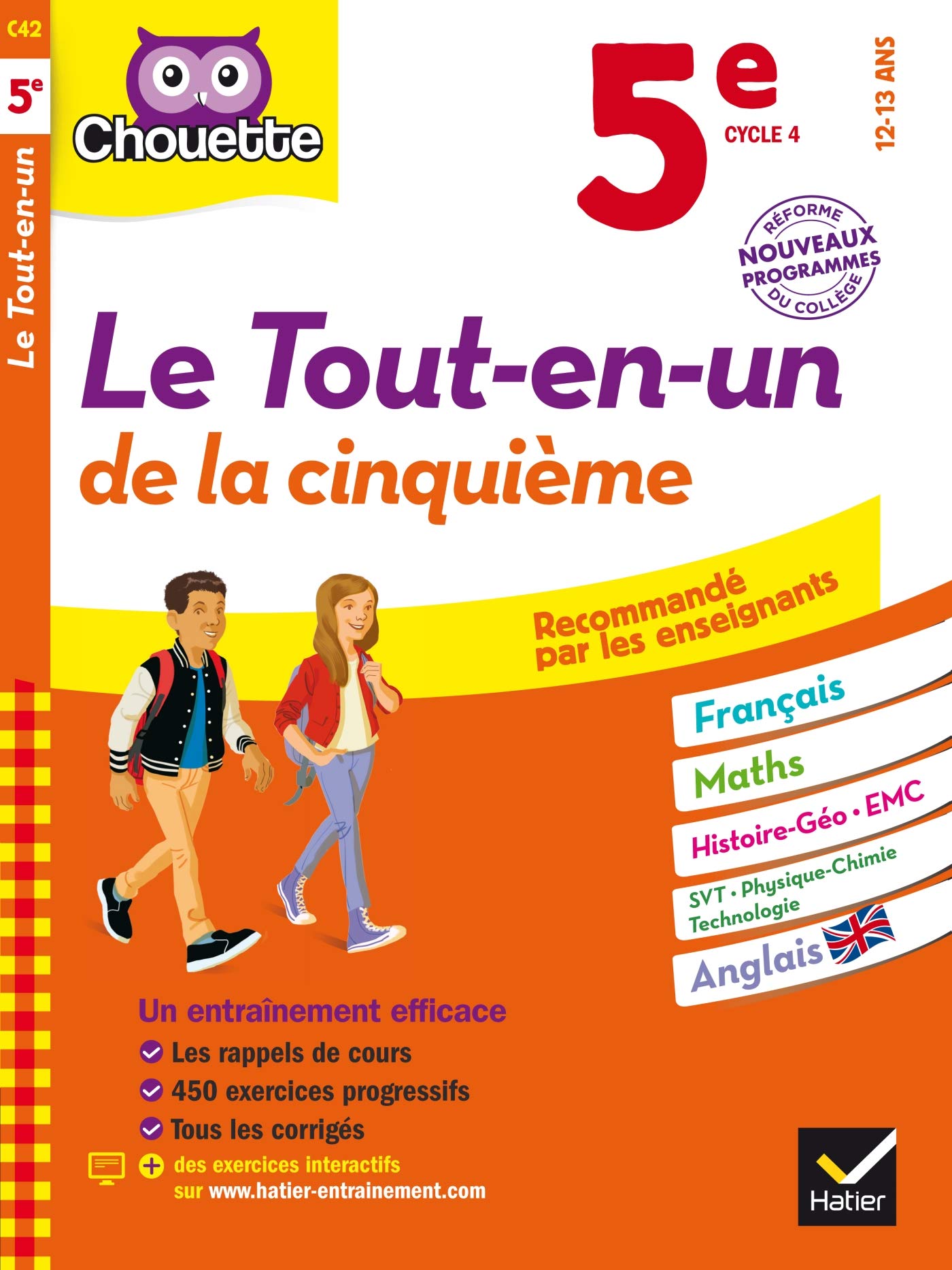 Chouette Le Tout en un 5e: cahier d'entraînement et de révision dans toutes les matières book