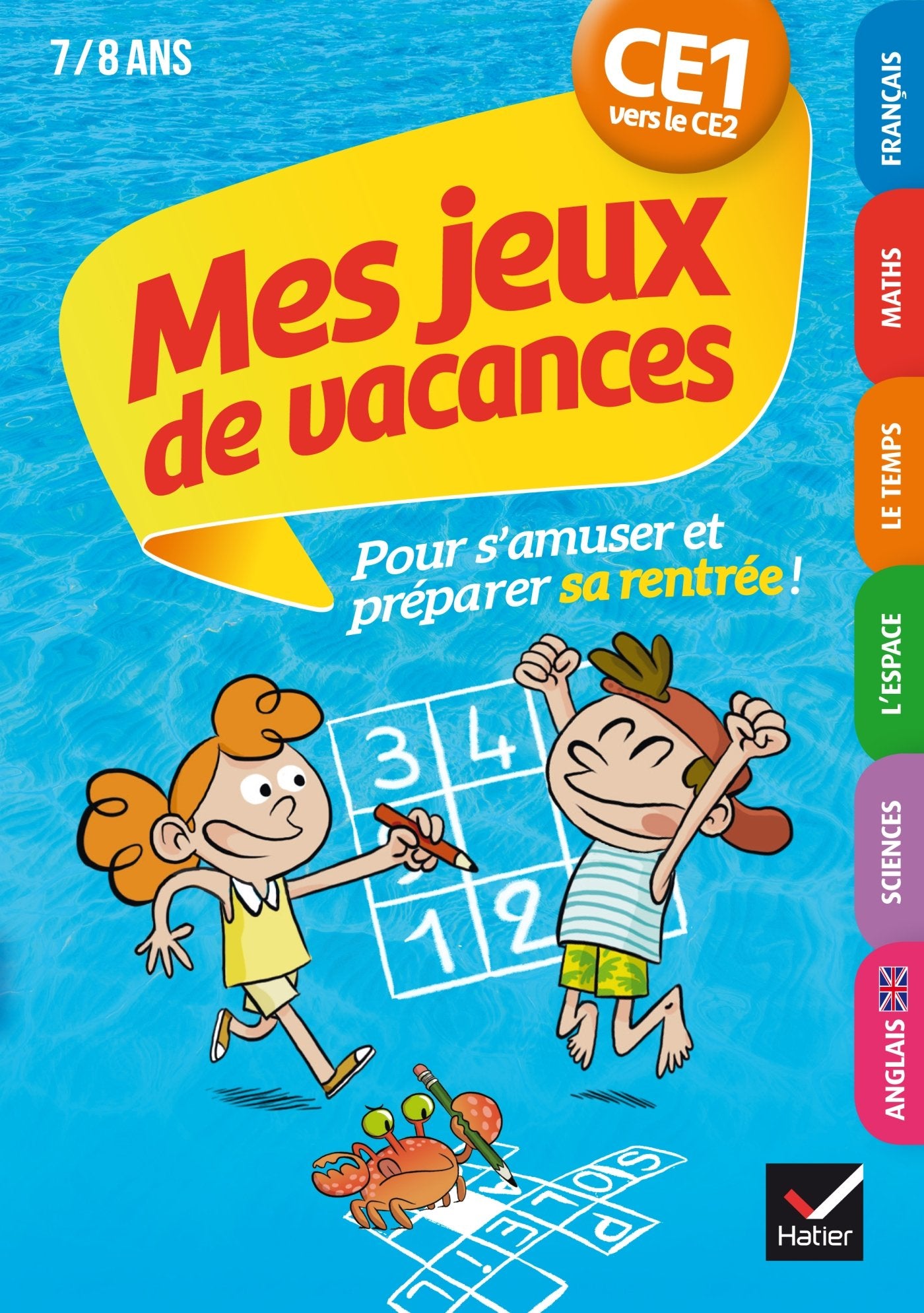 Mes jeux de vacances du CE1 vers le CE2- Cahier de vacances book