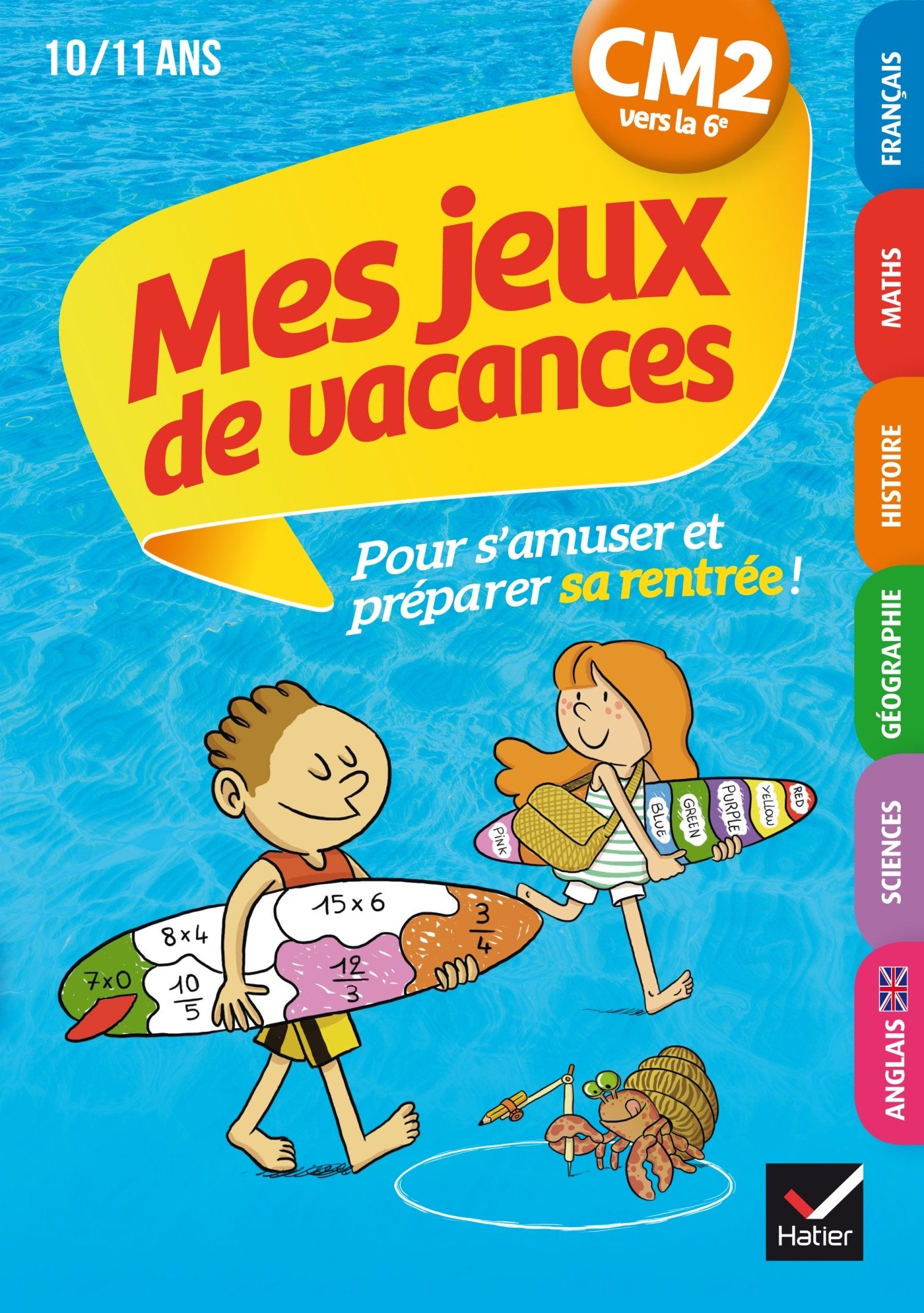 Mes jeux de vacances du CM2 a la 6e: Avec un crayon gomme Foreign Languages ​​& Dictionaries