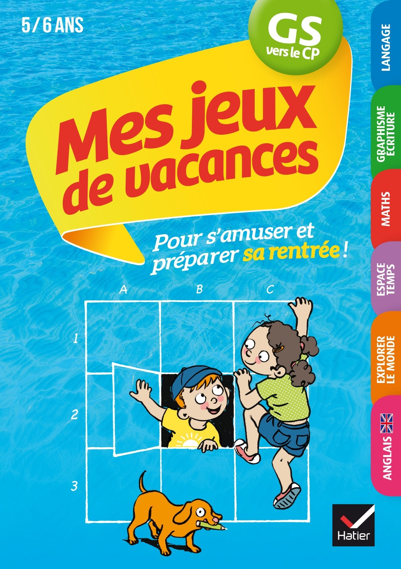 Mes jeux de vacances 2021 GS vers le CP 5/6 ans: Avec un crayon gomme Non-fiction