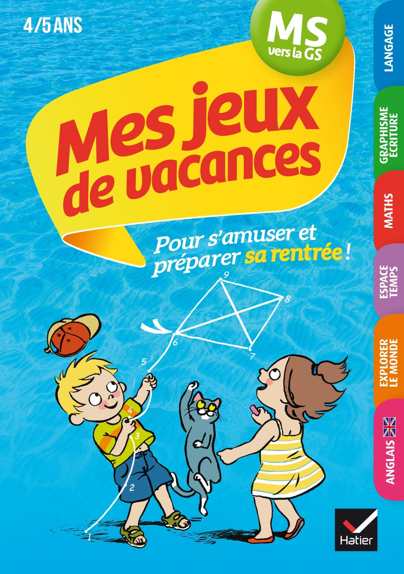 Mes jeux de vacances MS vers la GS- Cahier de vacances book