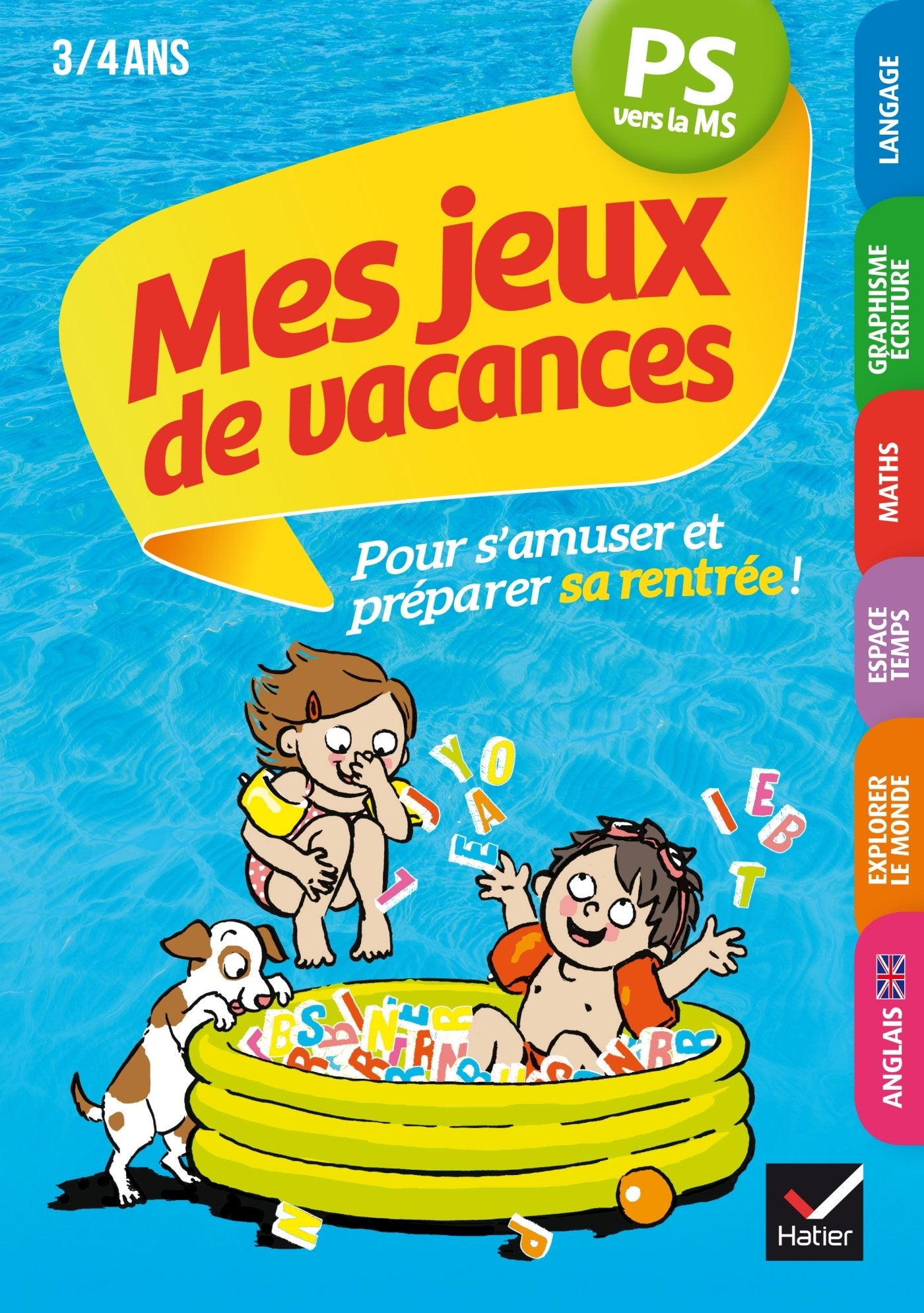 Mes jeux de vacances 2021 PS vers la MS 3/4 ans: Avec un crayon gomme Non-fiction