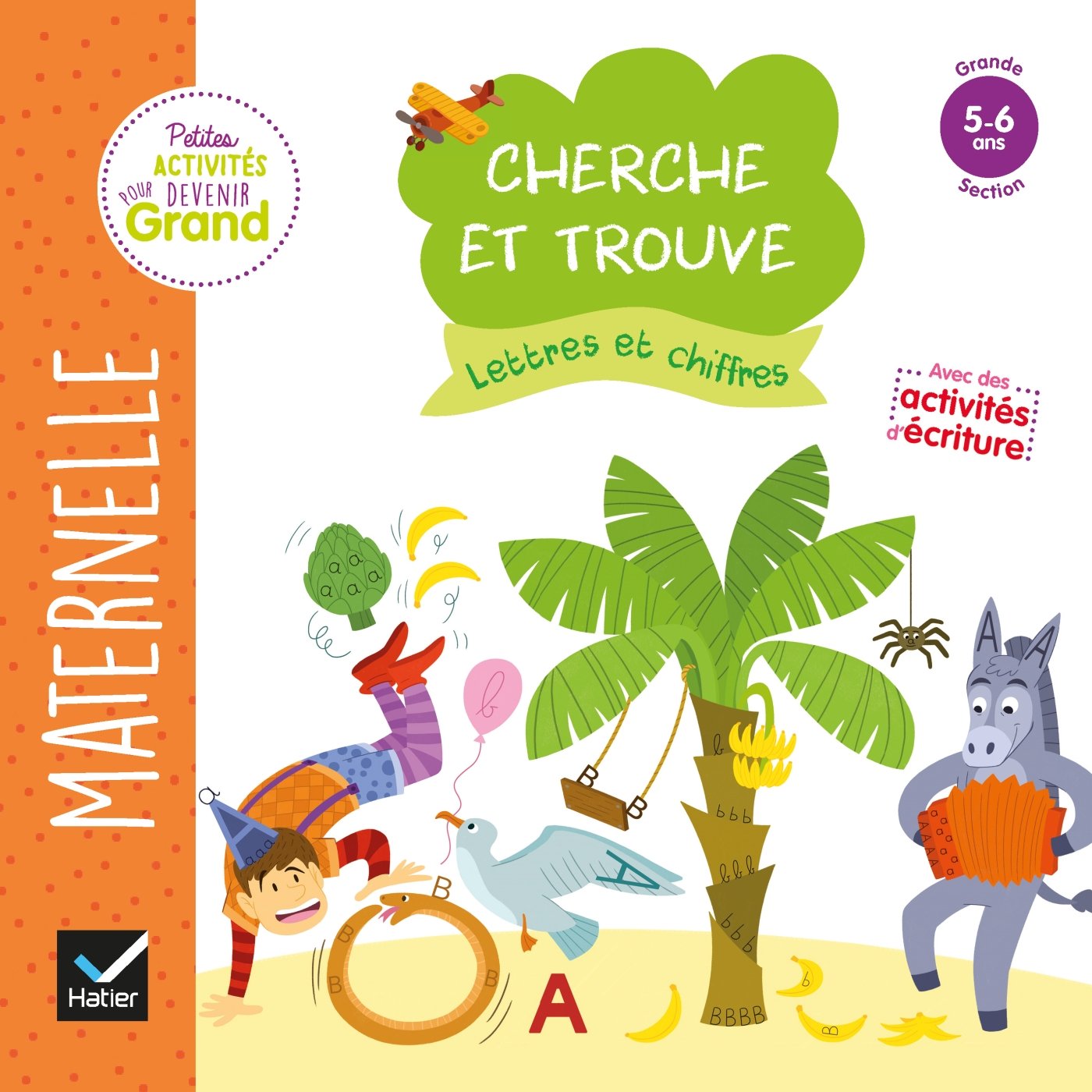 Cherche et trouve Lettres et chiffres GS: Maternelle Grande Section 5-6 ans Non-fiction