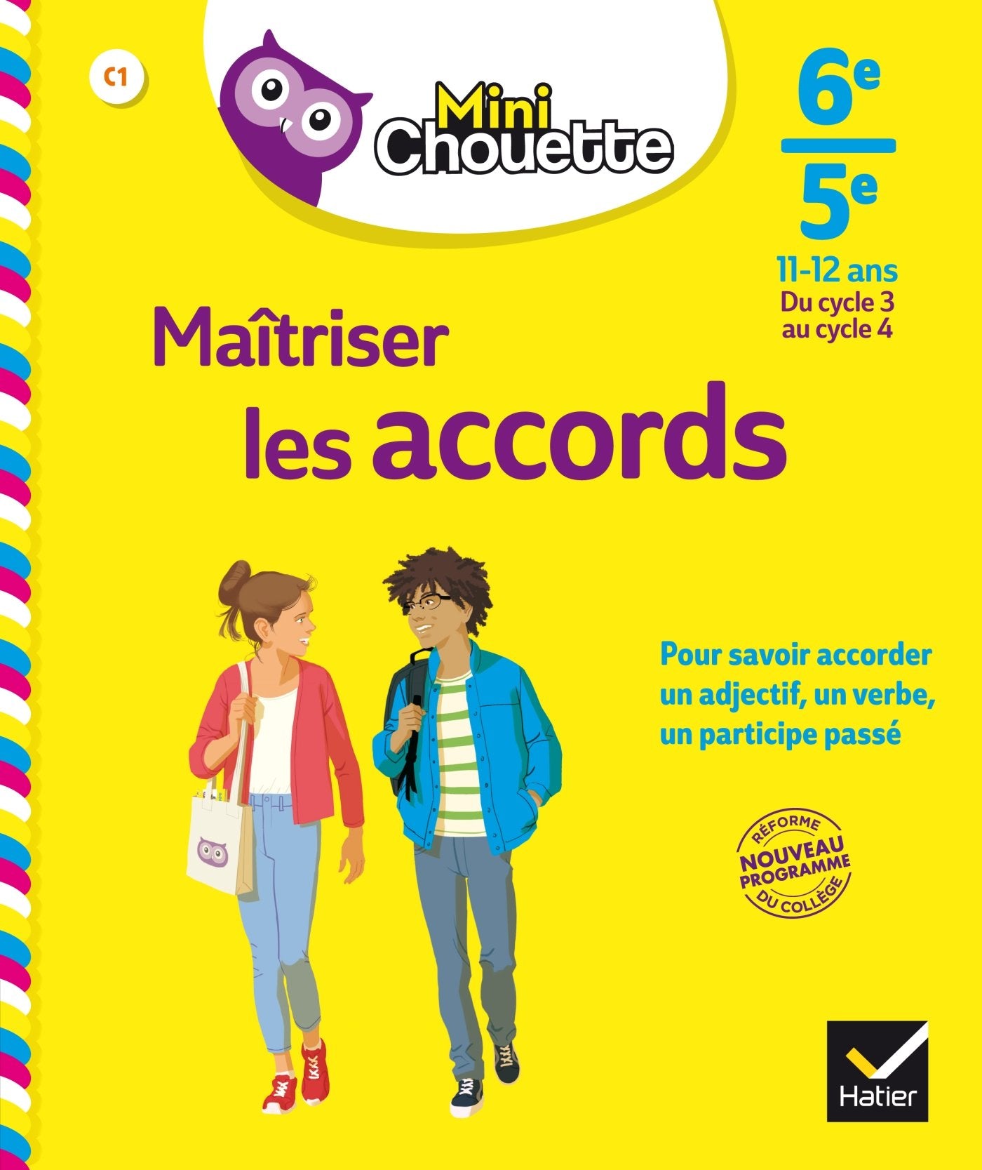 Mini Chouette Maîtriser les accords 6e/ 5e: cahier de soutien en français (cycle 3 vers cycle 4) Professional & Reference Books