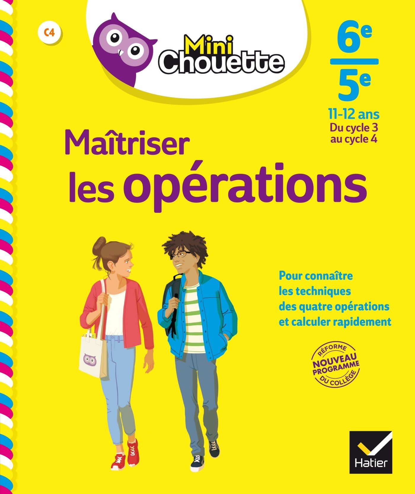 Mini Chouette Maîtriser les opérations 6e/5e: cahier de soutien en maths (cycle 3 vers cycle 4) book