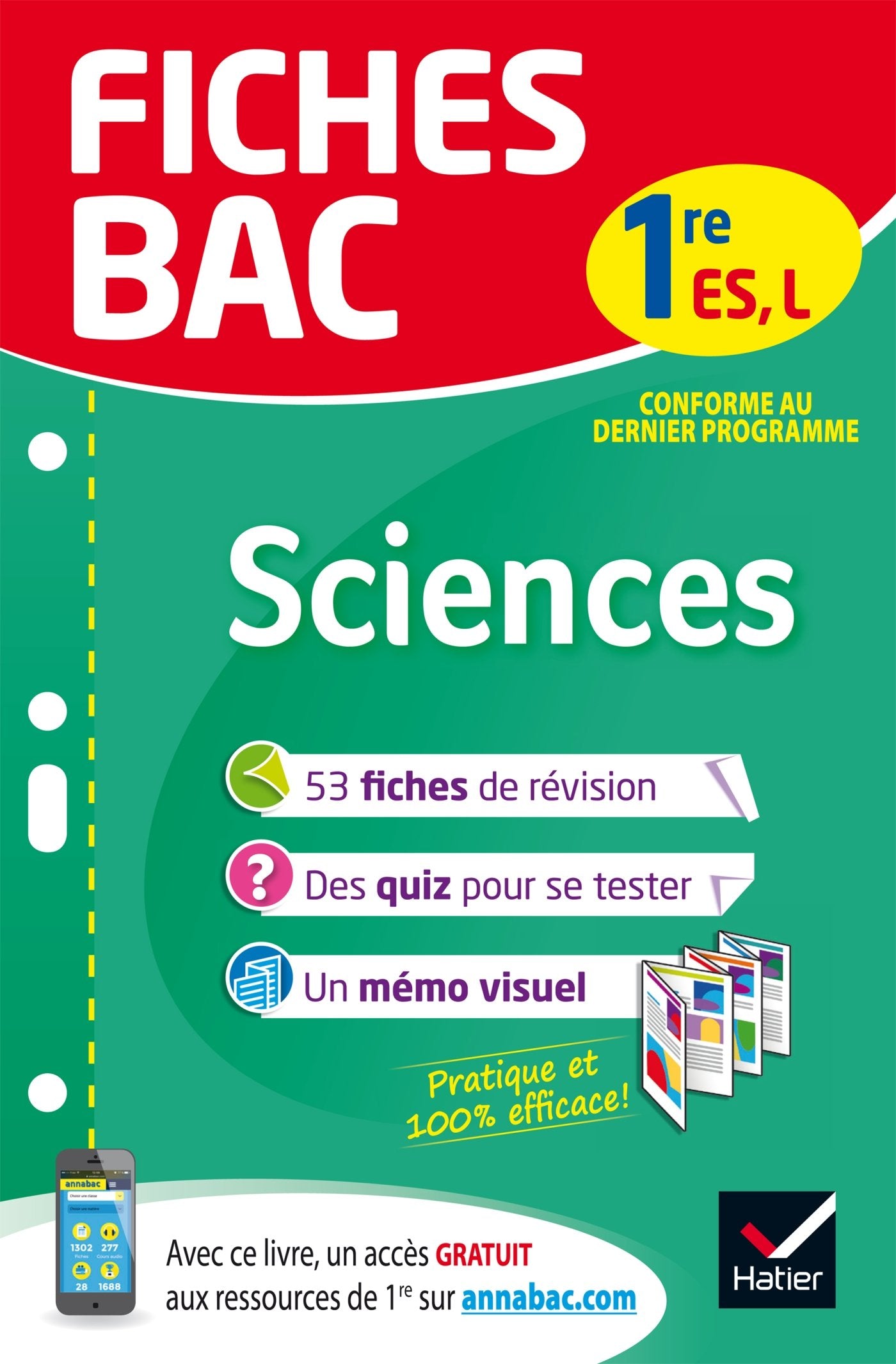 Fiches bac Sciences 1re ES, L: fiches de révision Première ES, L Professional & Reference Books