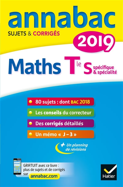Product Image: Maths terminale S, spécifique & spécialité : 2019