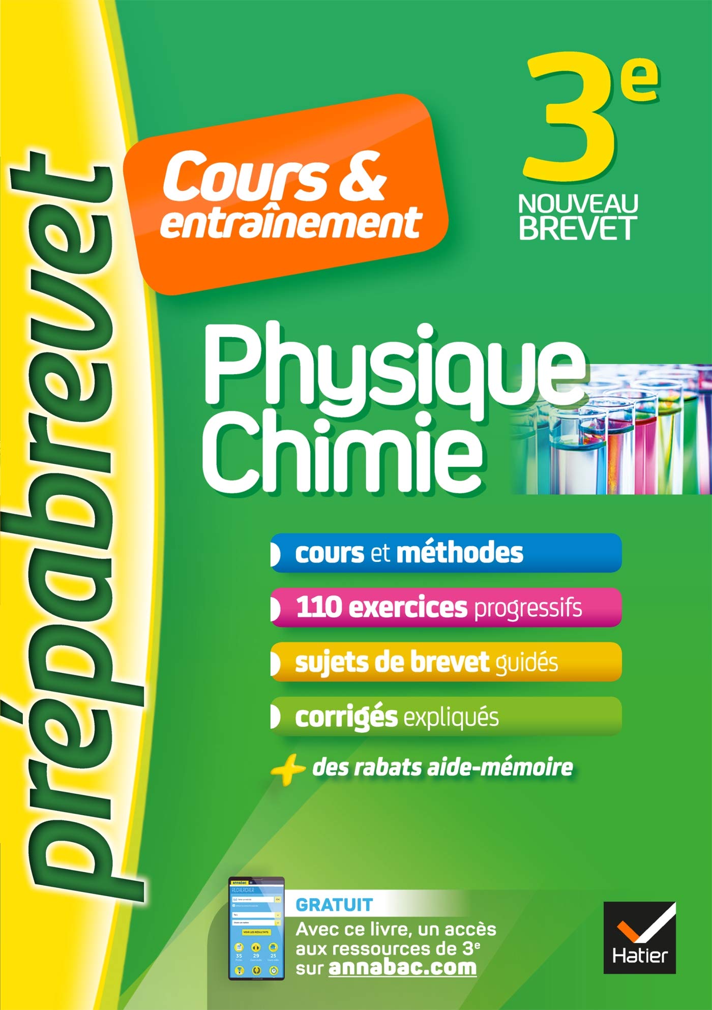 Physique-chimie 3e - Prépabrevet Cours & entraînement: cours, méthodes et exercices progressifs Study Guides