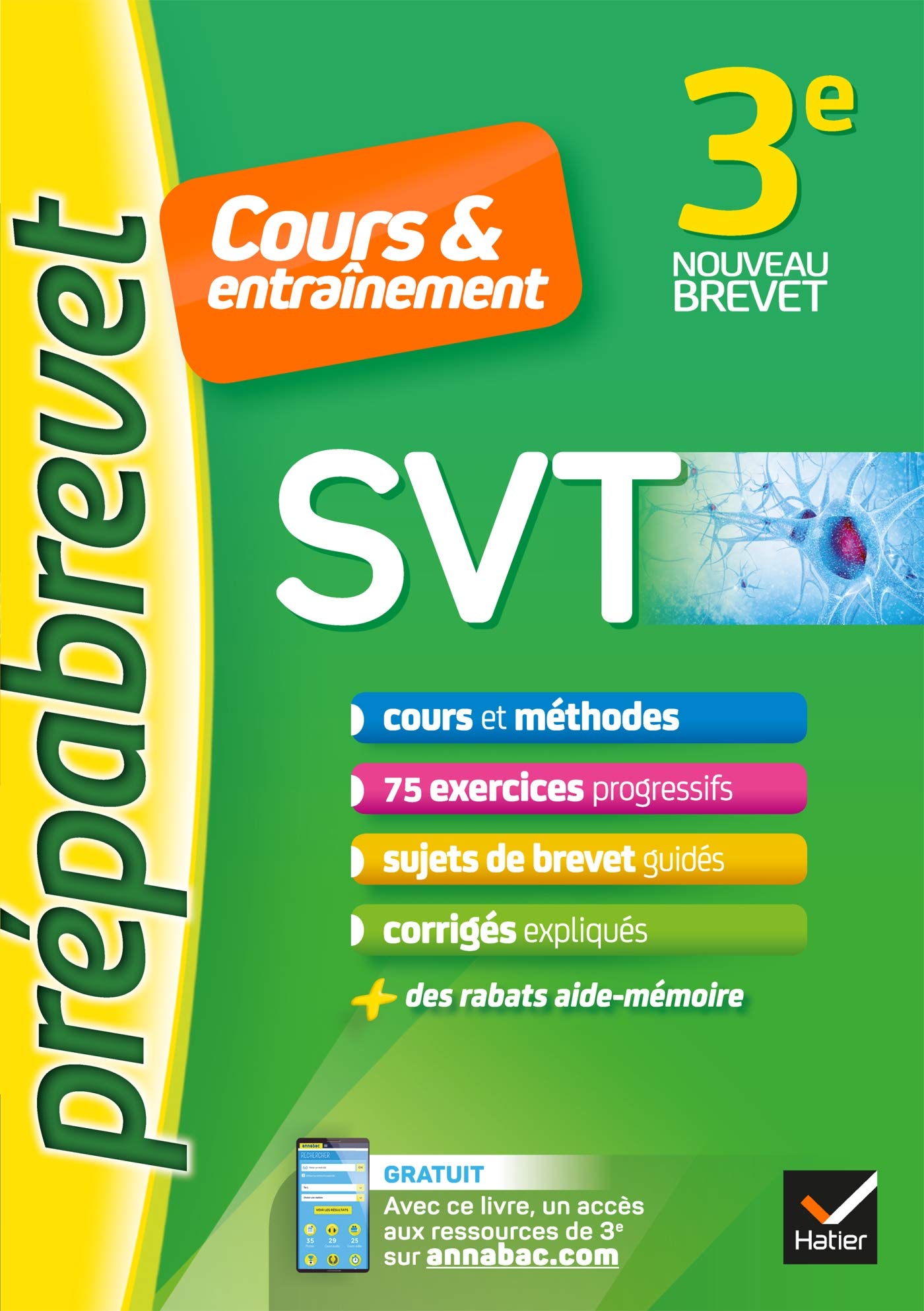 SVT 3e - Prépabrevet Cours & entraînement: cours, méthodes et exercices progressifs book