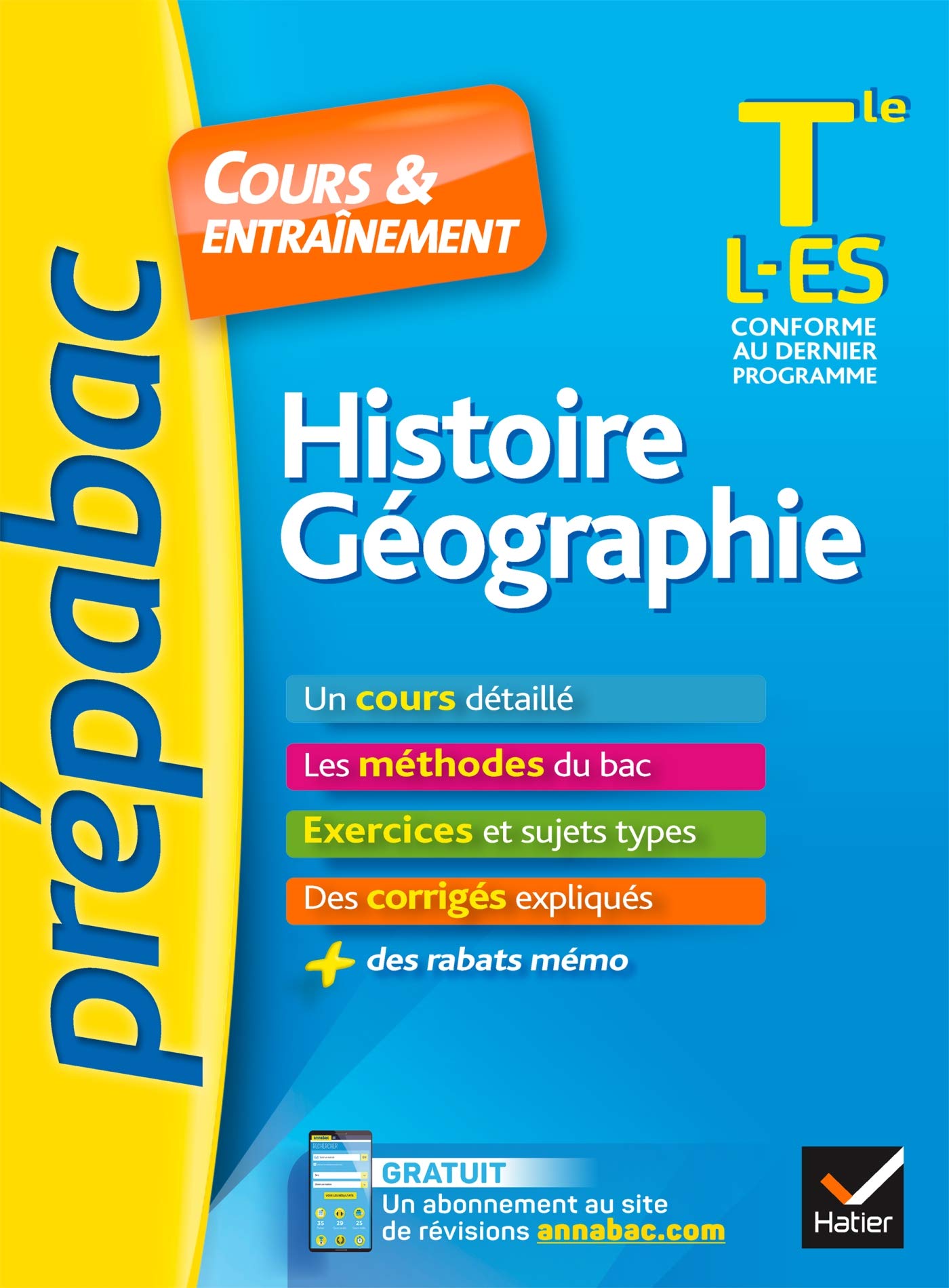 Prepabac Cours et entrainement: Tle - Histoire Geographie - L/ES Professional & Reference Books