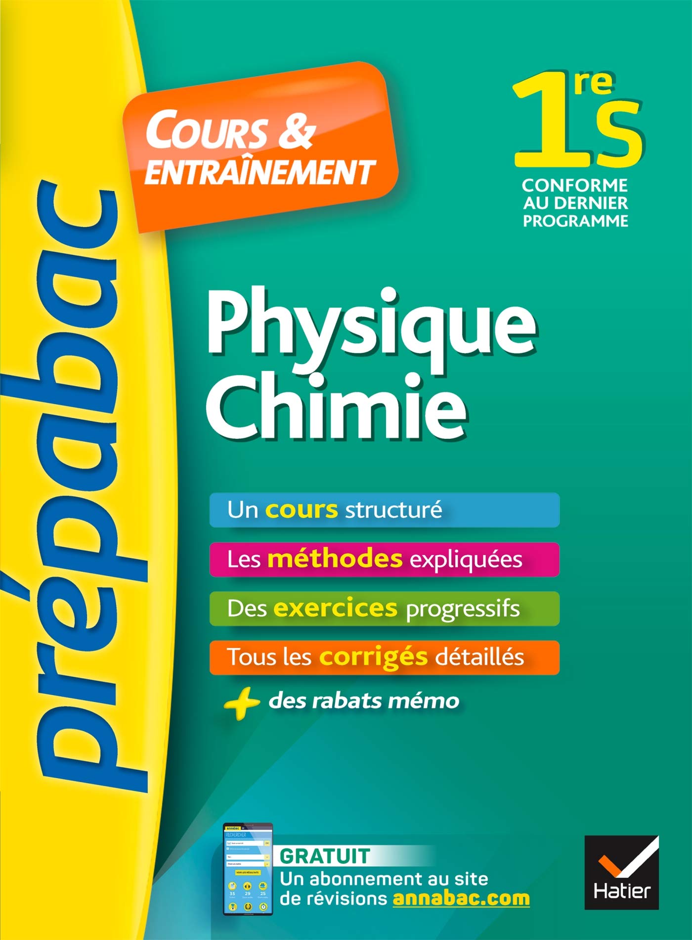 Physique-Chimie 1re S: Cours & entraînement book