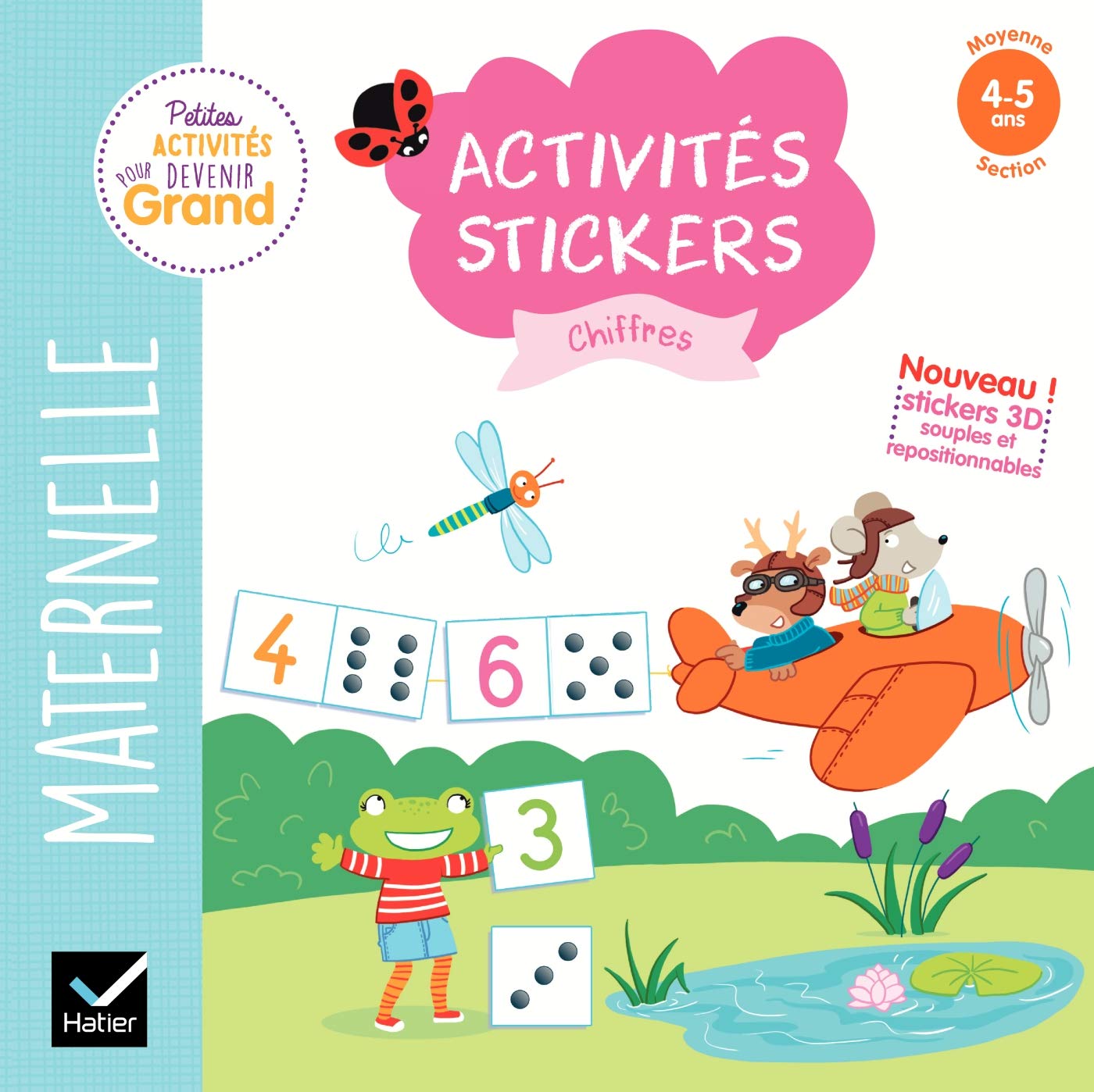 Activités stickers - Chiffres Moyenne section: Maternelle Moyenne Section 4-5 ans Mathematics