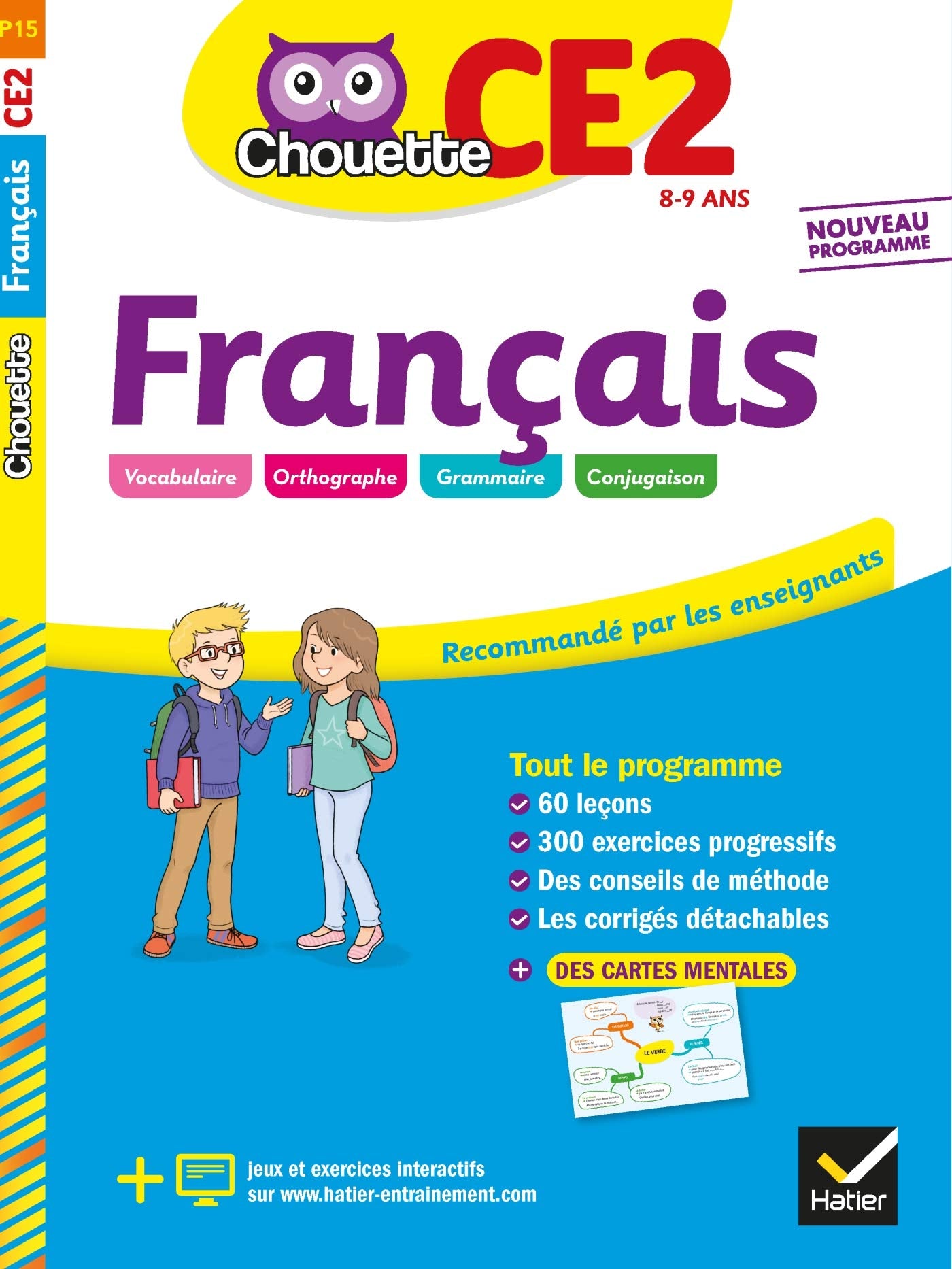 Français CE2: cahier d'entraînement et de révision book