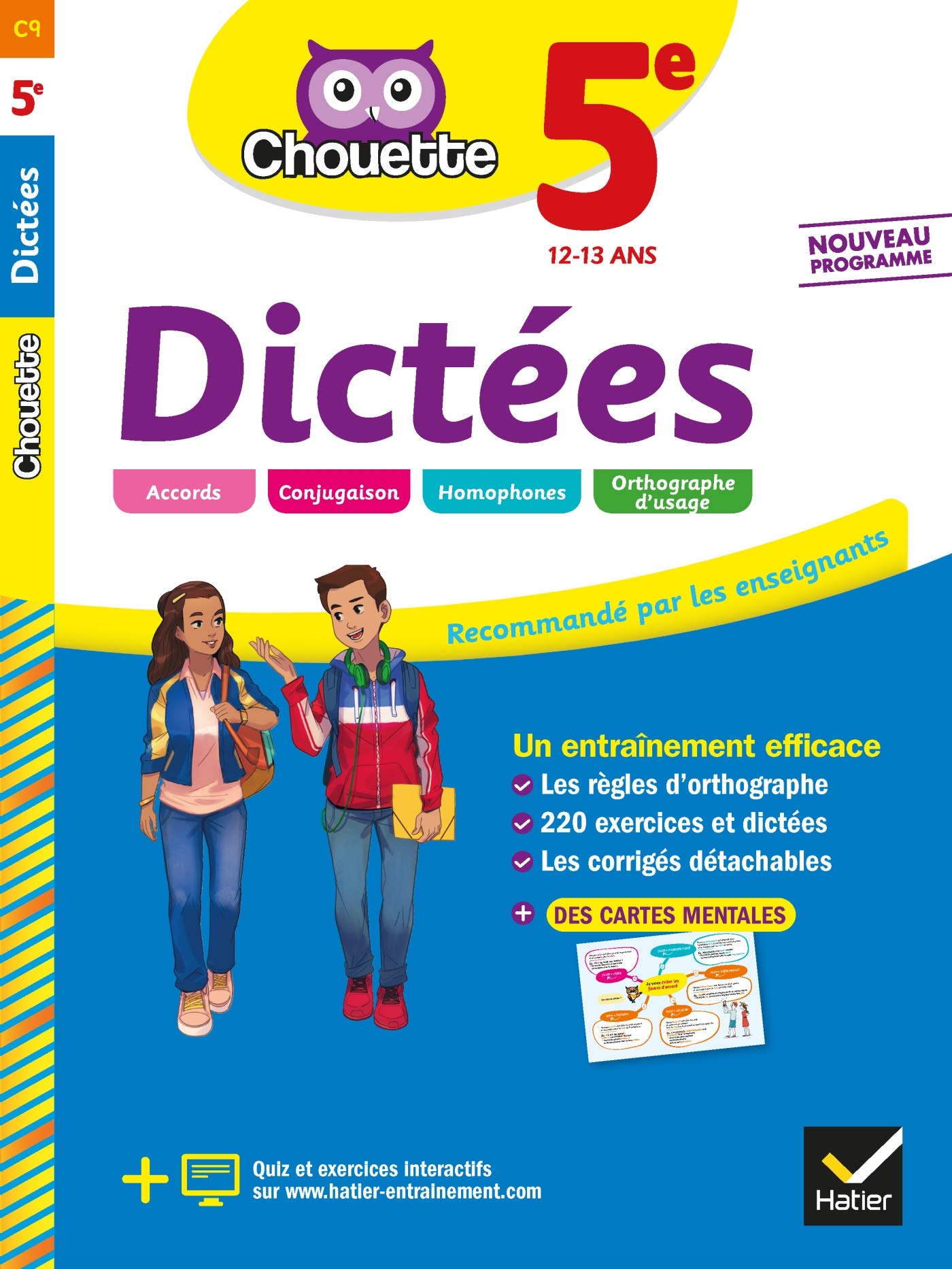 Dictées 5e: cahier d'entraînement en orthographe book