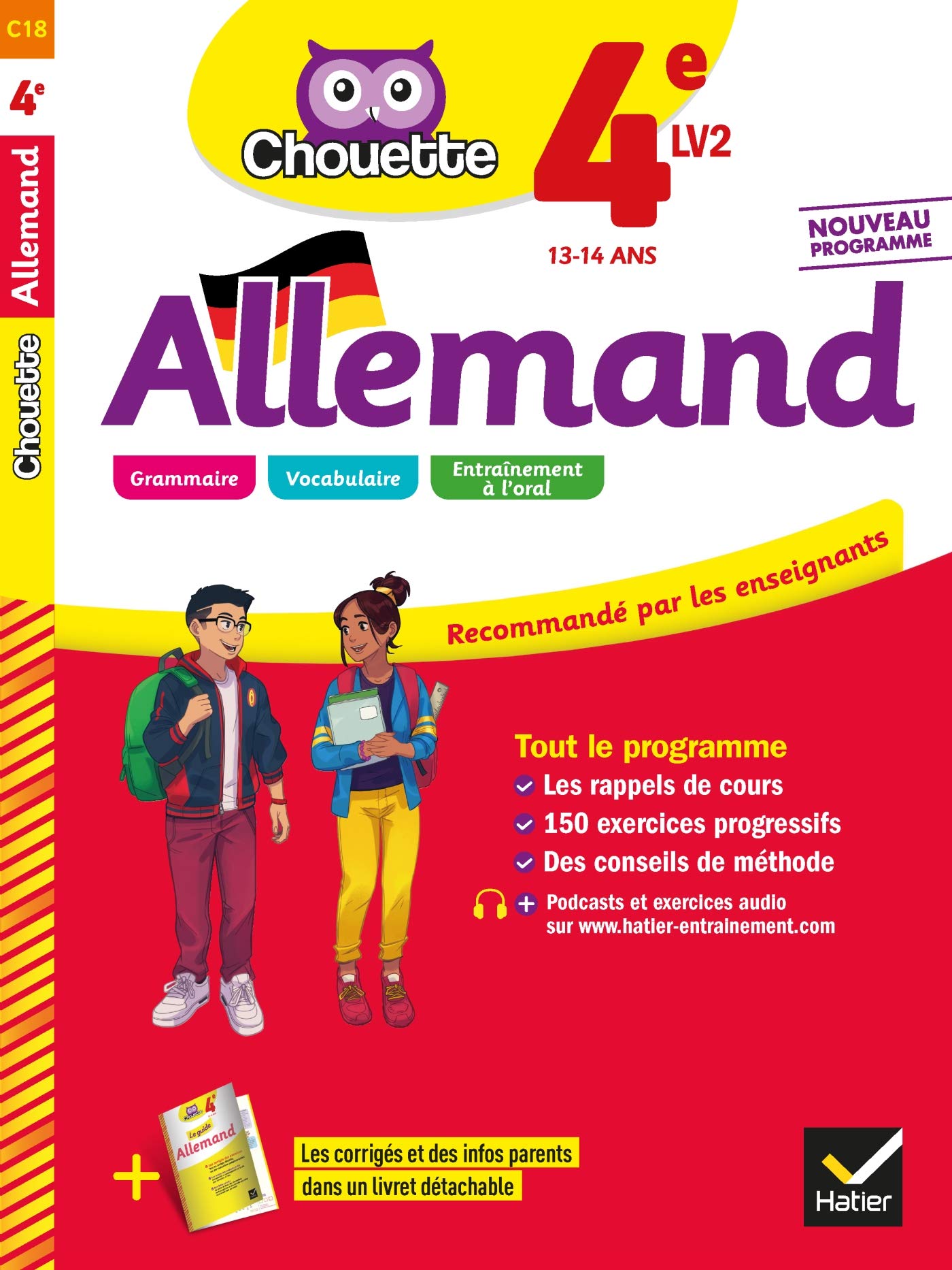Allemand 4e - LV2 (A1+, A2): cahier d'entraînement et de révision book
