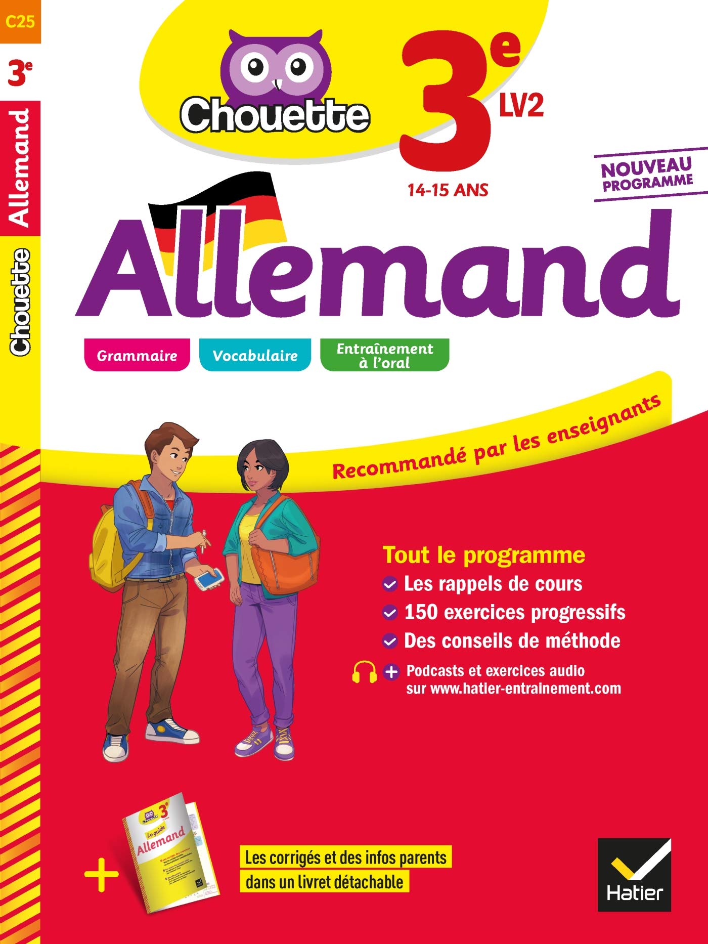 Allemand 3e - LV2 (niveau A2): cahier d'entraînement et de révision Professional & Reference Books