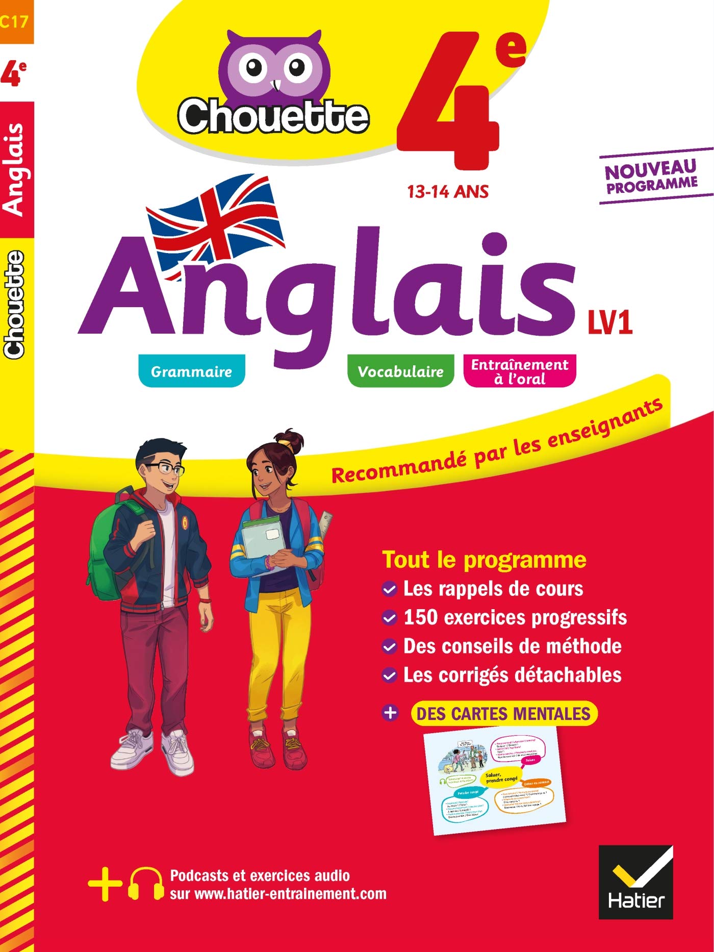 Anglais 4e - LV1 (A2, A2+): cahier d'entraînement et de révision book