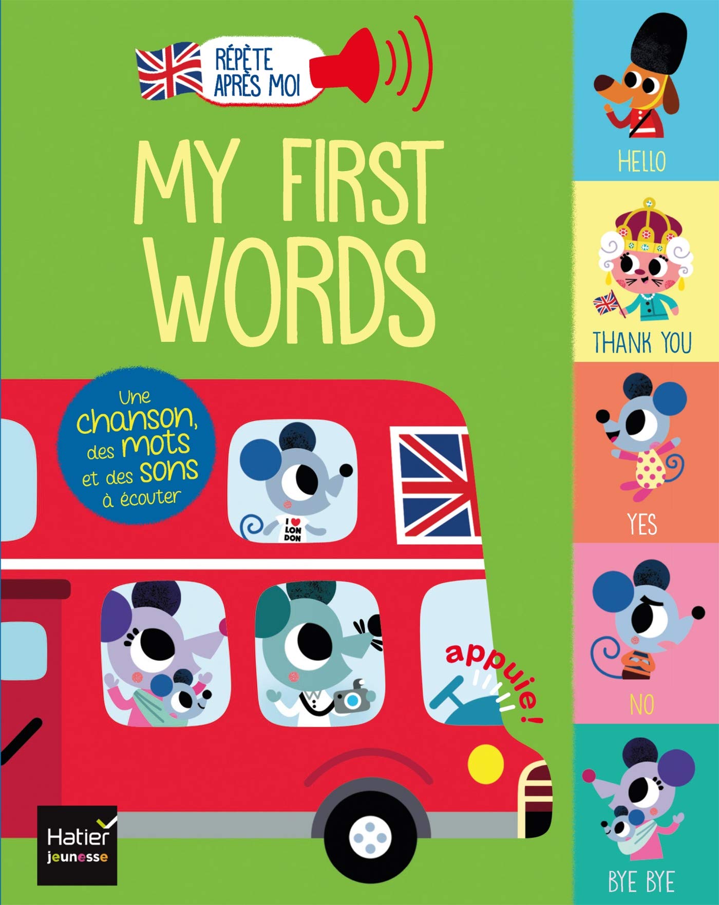 Répète après moi - My first words 1/3 ans book