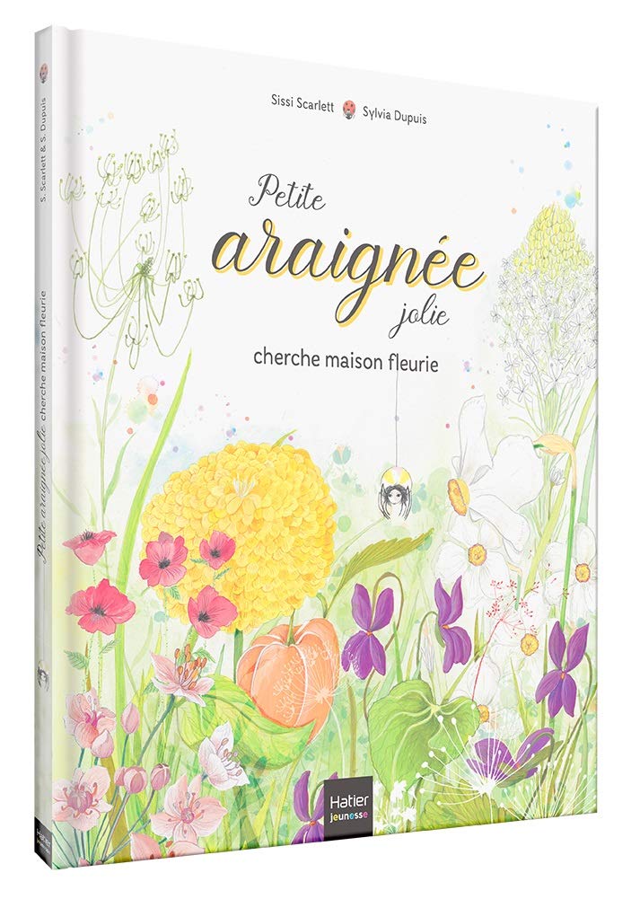 Petite araignée jolie cherche maison fleurie Children's books