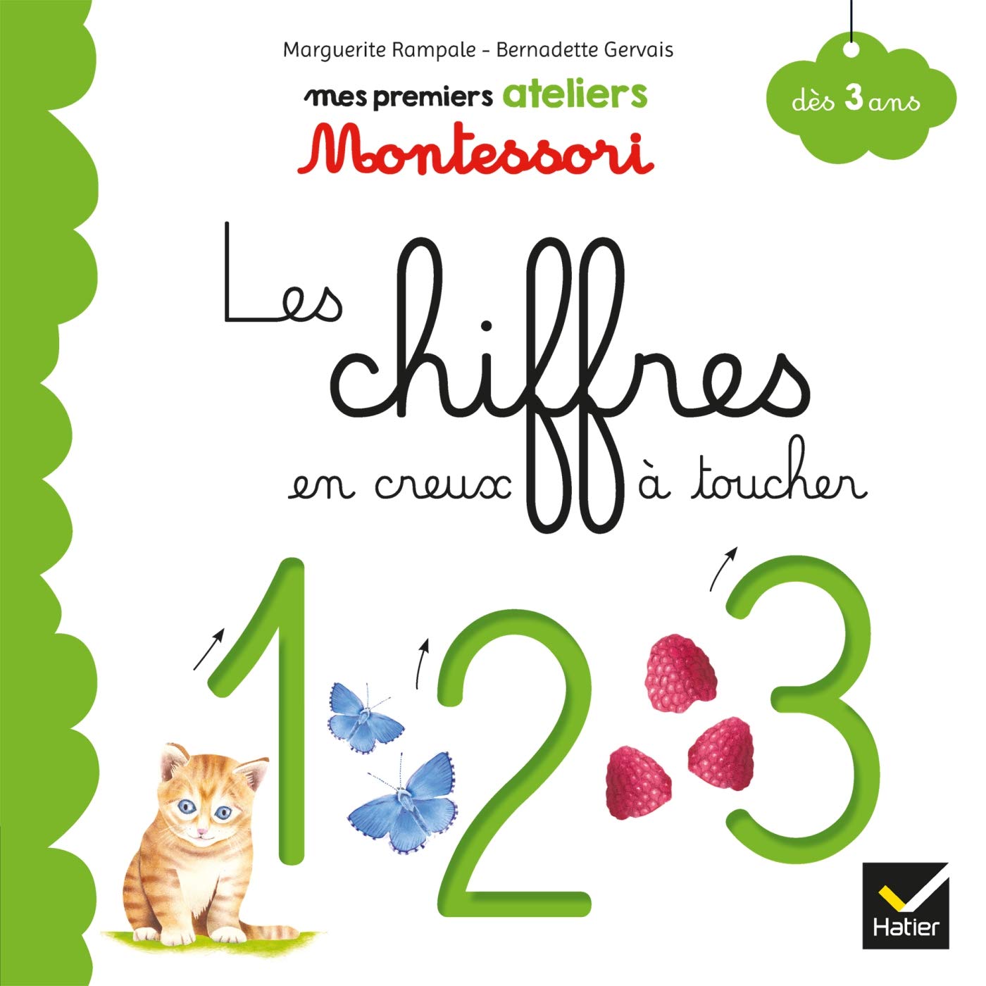Les chiffres en creux à toucher book