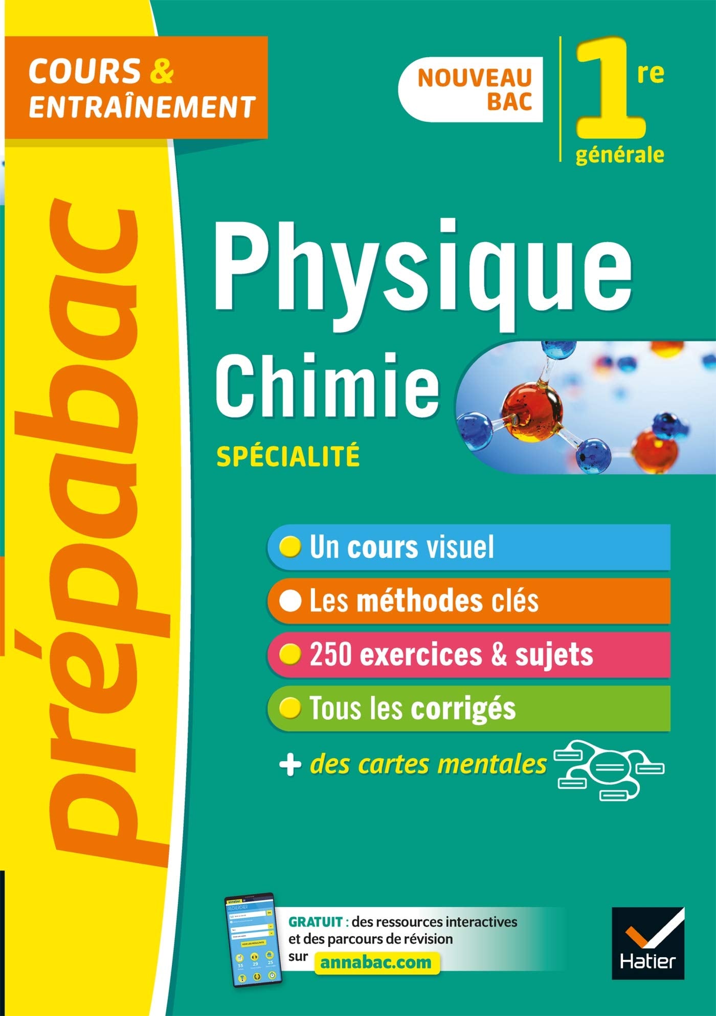 Prépabac Physique-chimie 1re générale (spécialité): nouveau programme de Première book