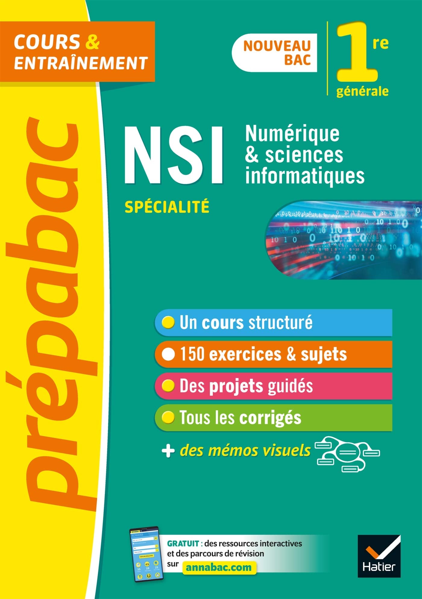Prépabac NSI 1re générale (spécialité): nouveau programme de Première Professional & Reference Books
