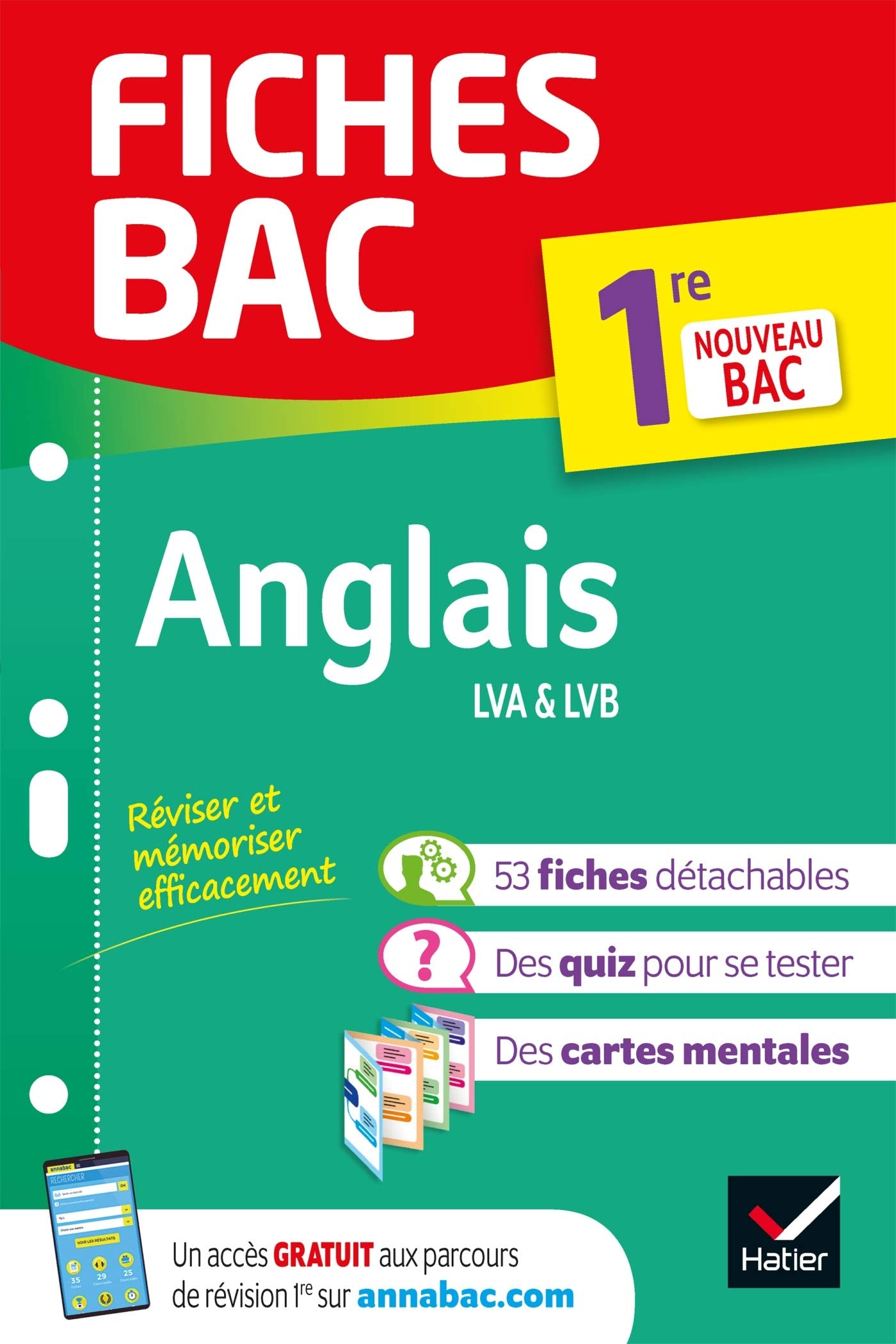 Fiches bac Anglais 1re (tronc commun): nouveau programme de Première 2019-2020 book