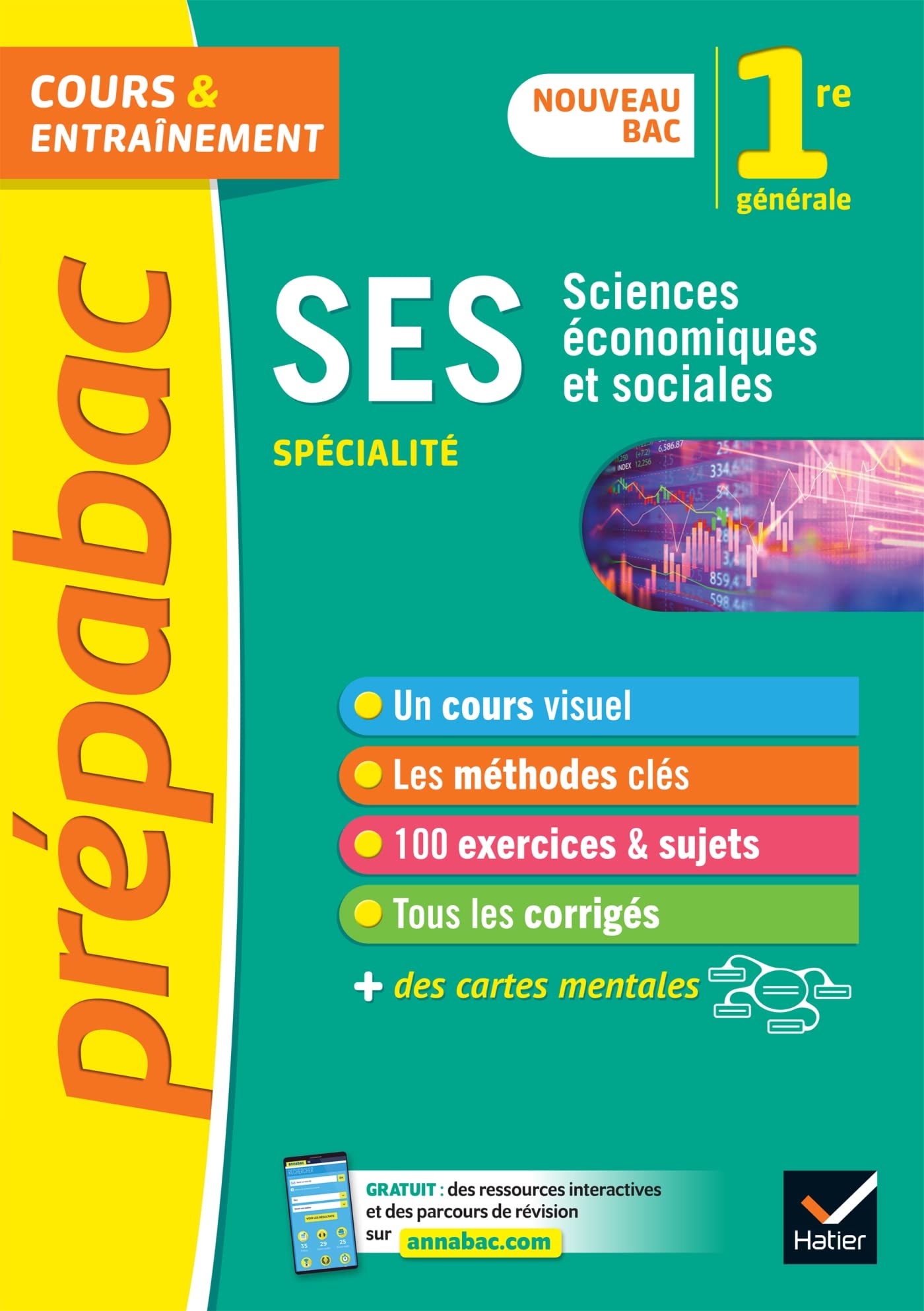 Prépabac SES 1re générale (spécialité): nouveau programme de Première book