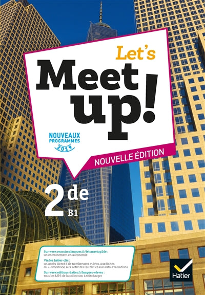 Product Image: Let's meet up! 2de, B1 : nouveaux programmes 2019