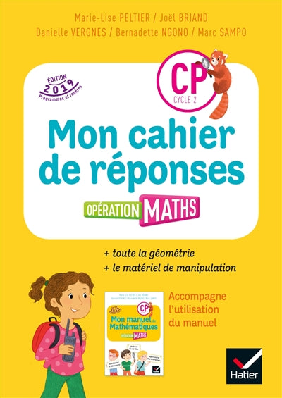 Product Image: Opération maths CP, cycle 2 : mon cahier de réponses