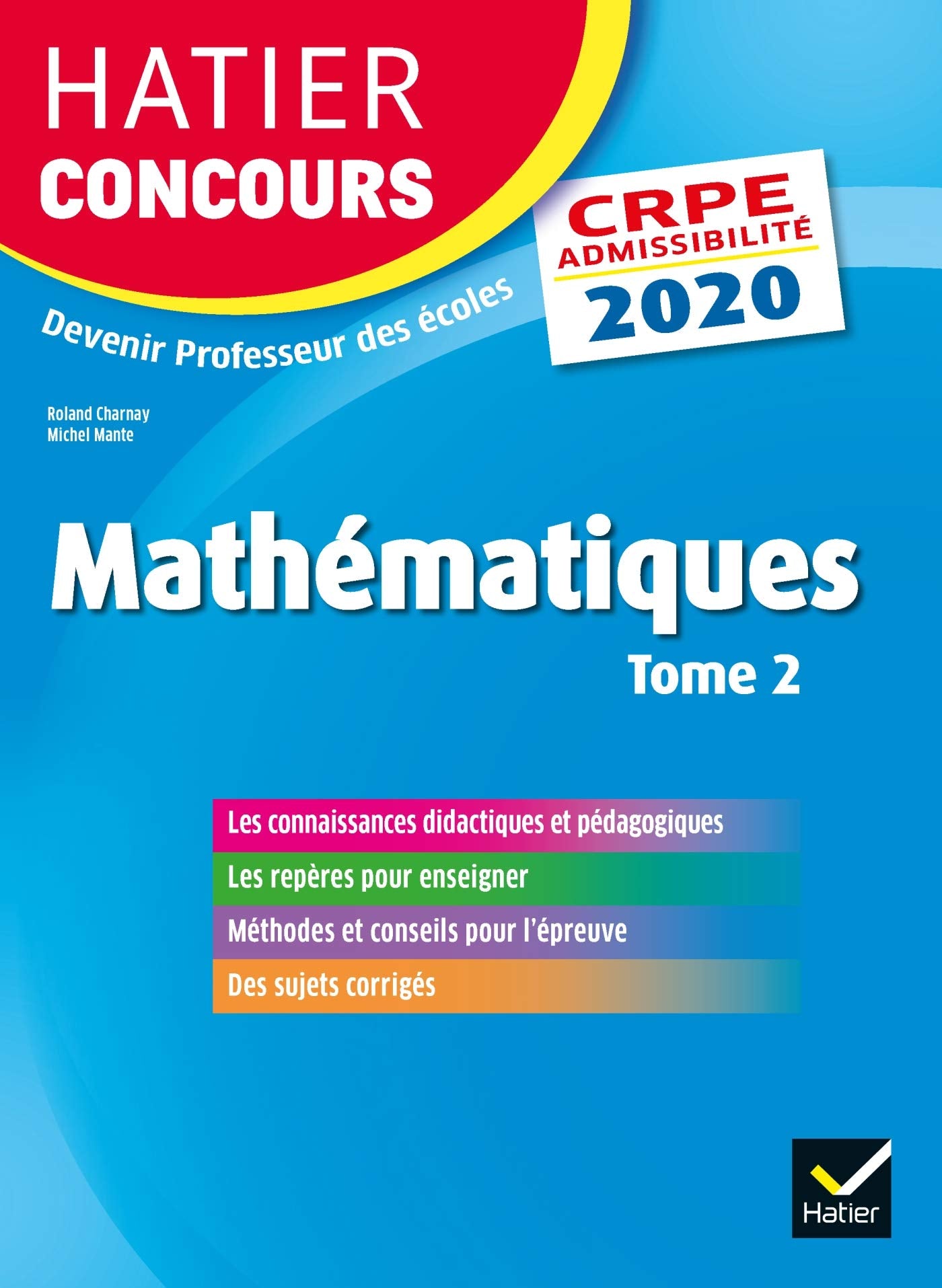 Mathématiques Tome 2 - CRPE 2020 - Epreuve écrite d'admissibilité book