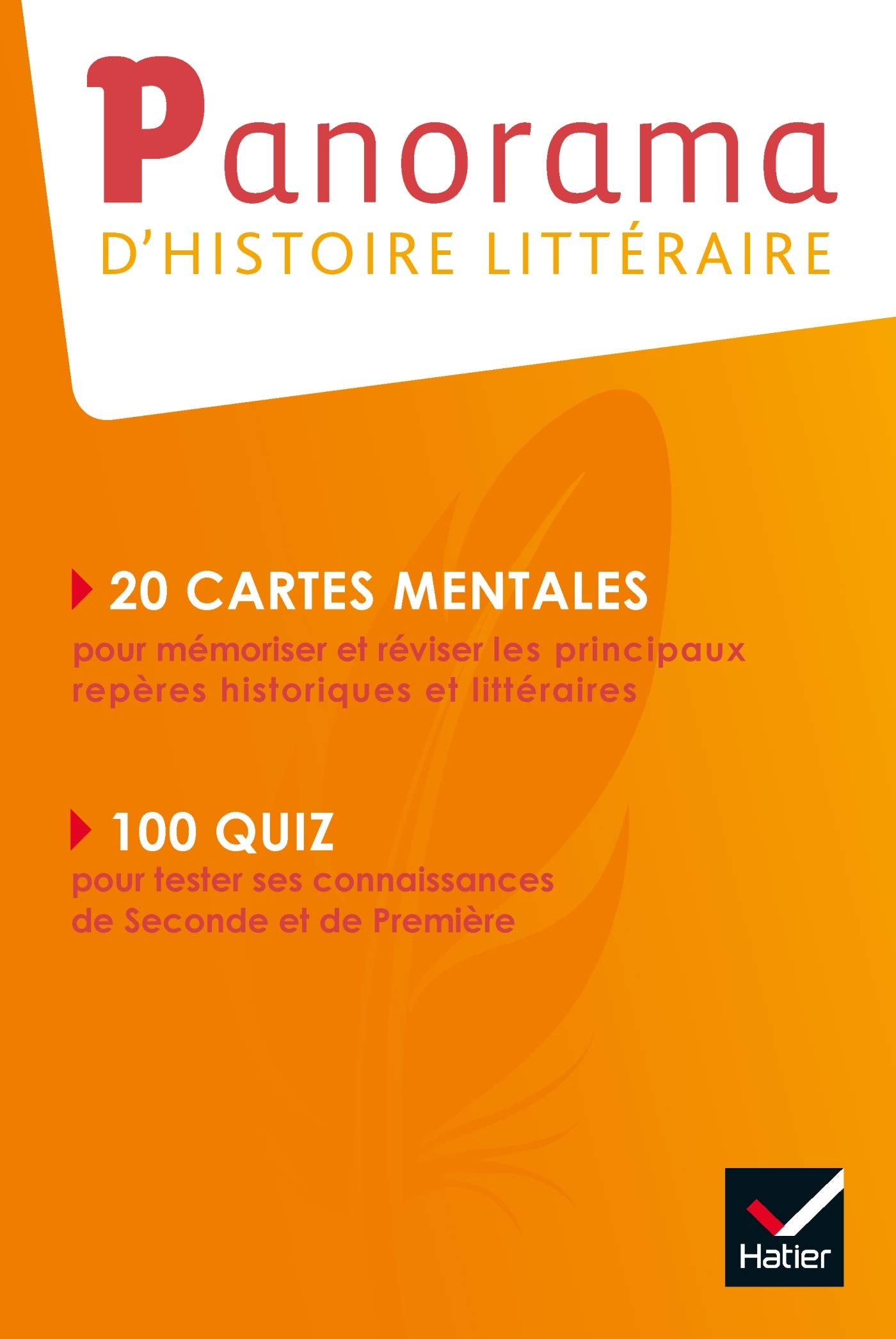 Panorama d'histoire littéraire - Français 2de/1re - Éd. 2019 - Livret book