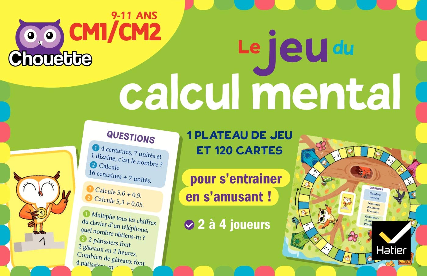 Chouette - Le jeu du calcul mental CM1-CM2 book