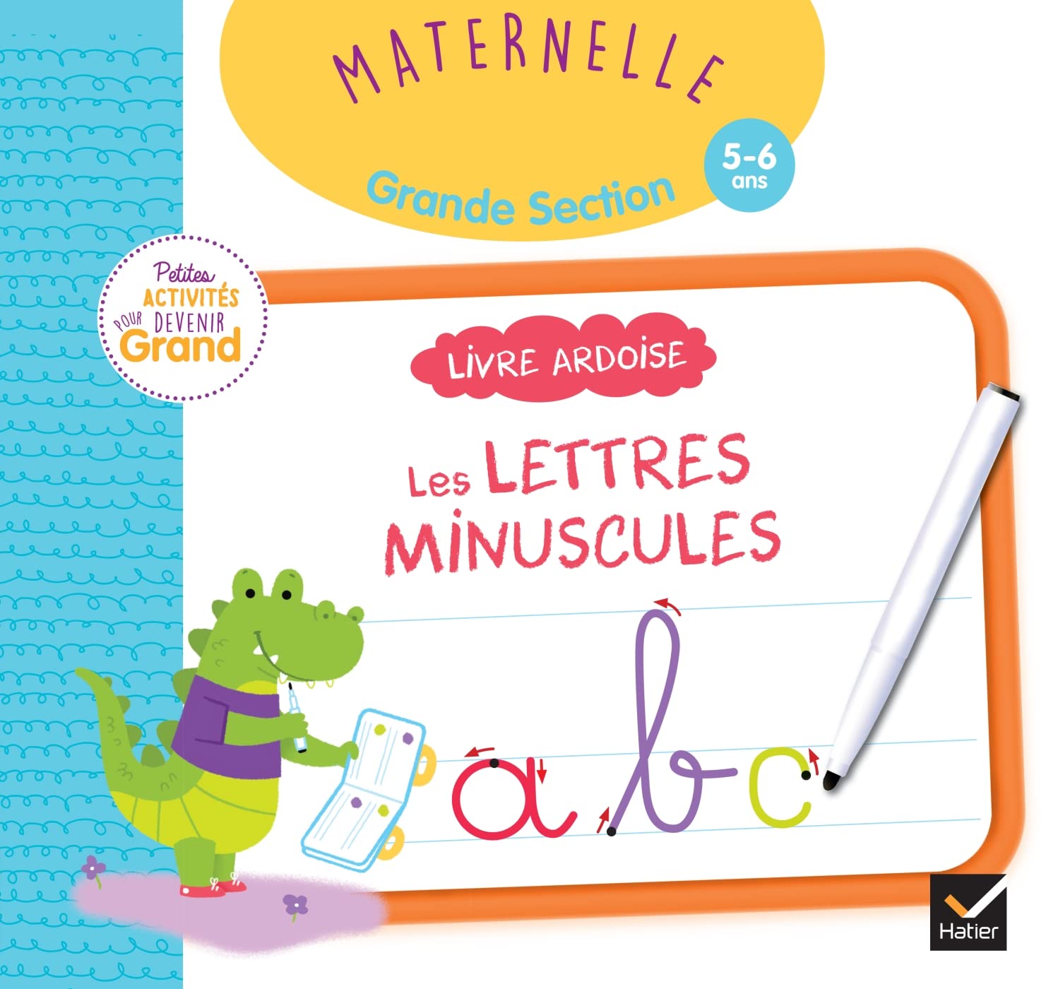 Livre ardoise - Les lettres minuscules GS Non-fiction