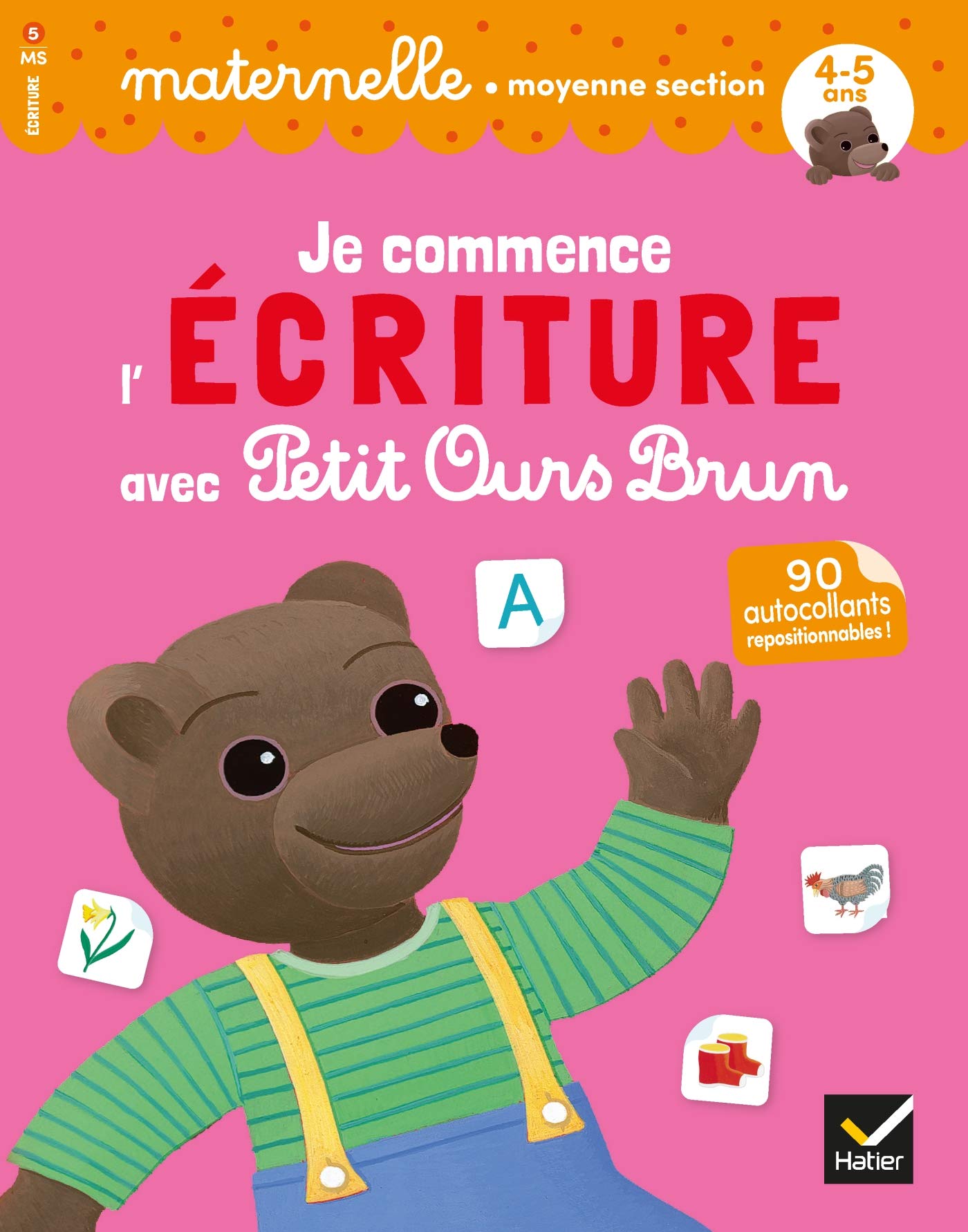 Je commence l'écriture avec Petit Ours Brun - moyenne section book