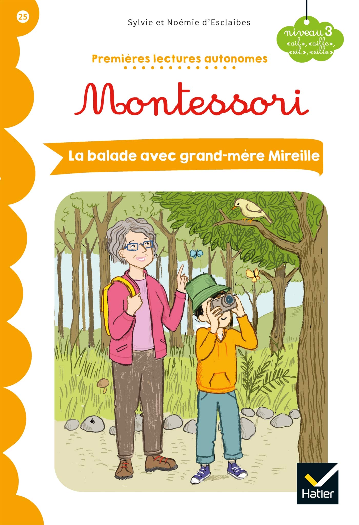 Premières lectures autonomes Montessori Niveau 3 - La Balade avec grand-mère Mireille book