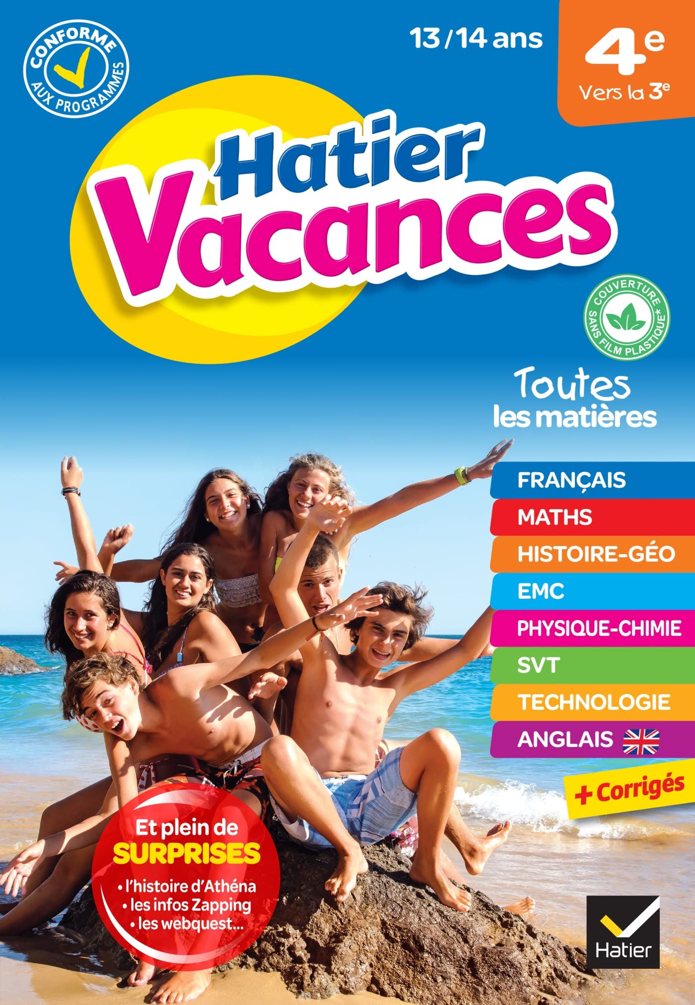 Cahier de vacances 2023 de la 4e vers la 3e: pour réviser son année dans toutes les matières Non-fiction