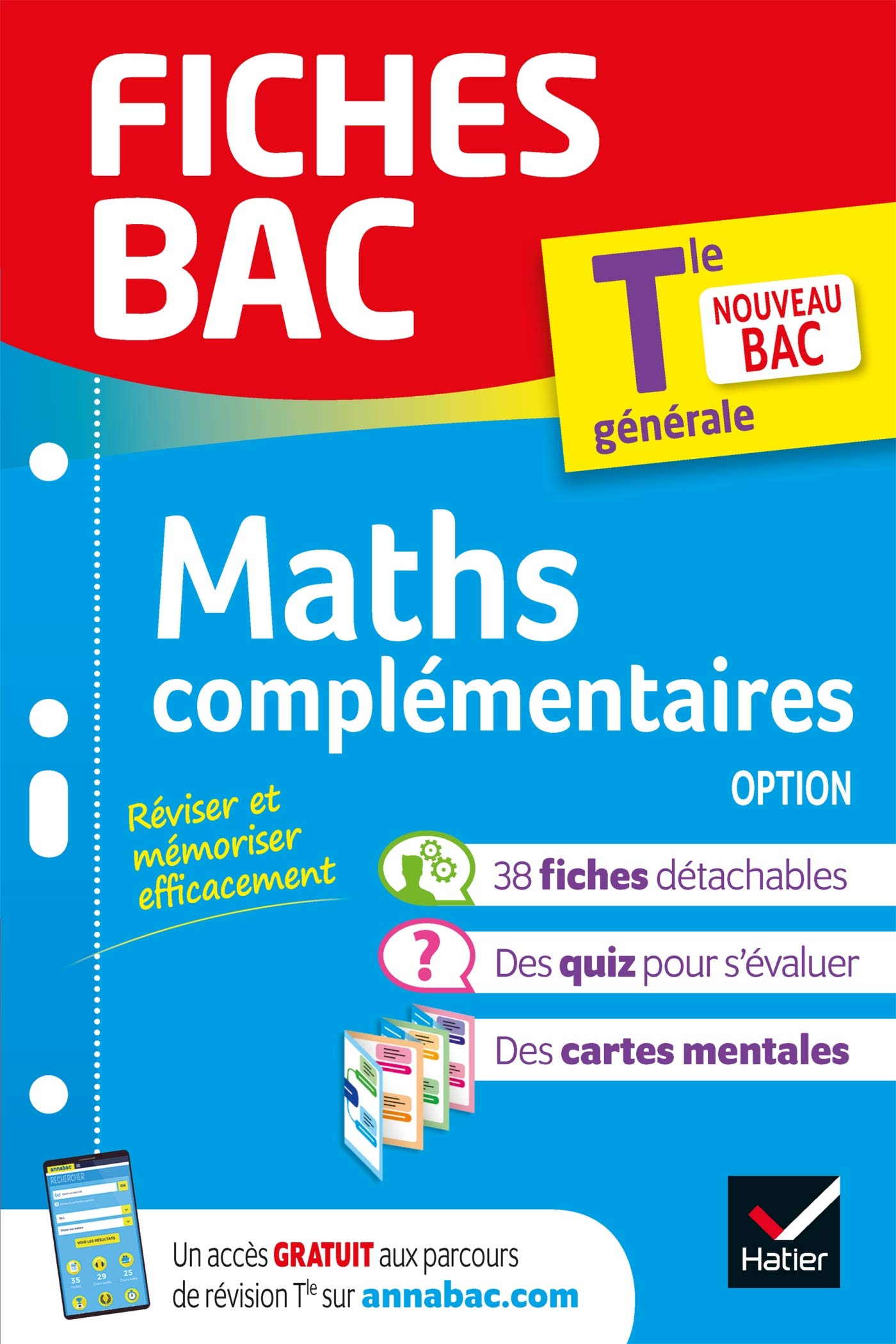 Fiches bac - Maths complémentaires Tle (option) - Bac 2025: tout le programme en fiches de révision détachables Professional & Reference Books