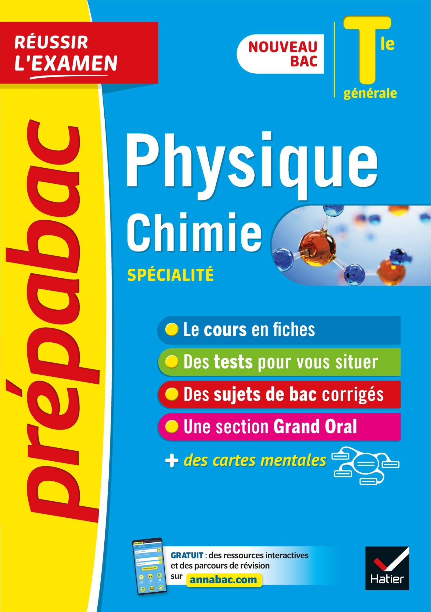 Physique-Chimie Tle générale (spécialité) - Prépabac Réussir l'examen - Bac 2023: nouveau programme de Terminale Professional & Reference Books