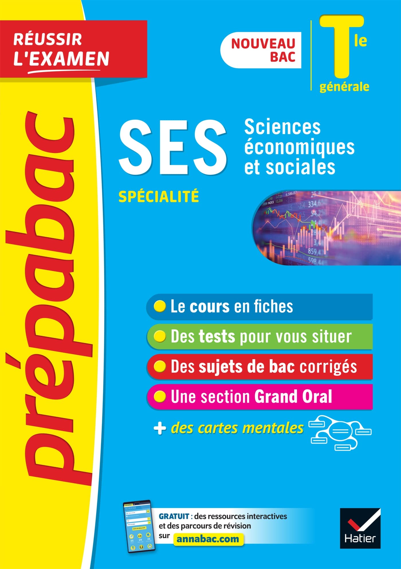 SES Tle générale (spécialité) - Prépabac Réussir l'examen - Bac 2023: nouveau programme de Terminale Professional & Reference Books