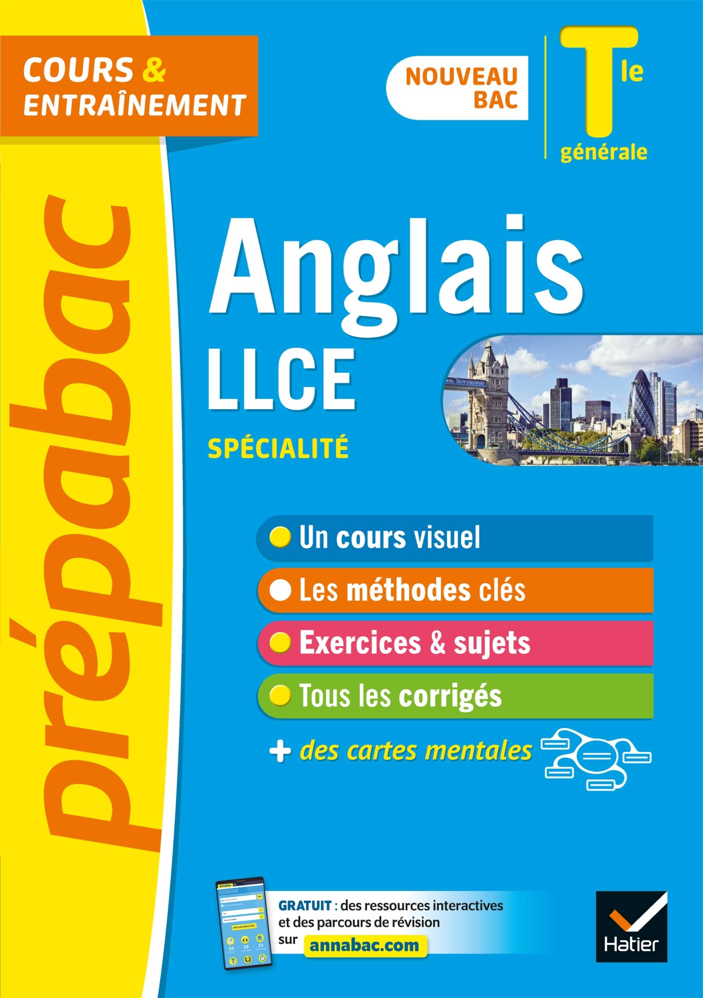 Prépabac Anglais LLCE Tle générale (spécialité) - Bac 2023: nouveau programme de Terminale Professional & Reference Books