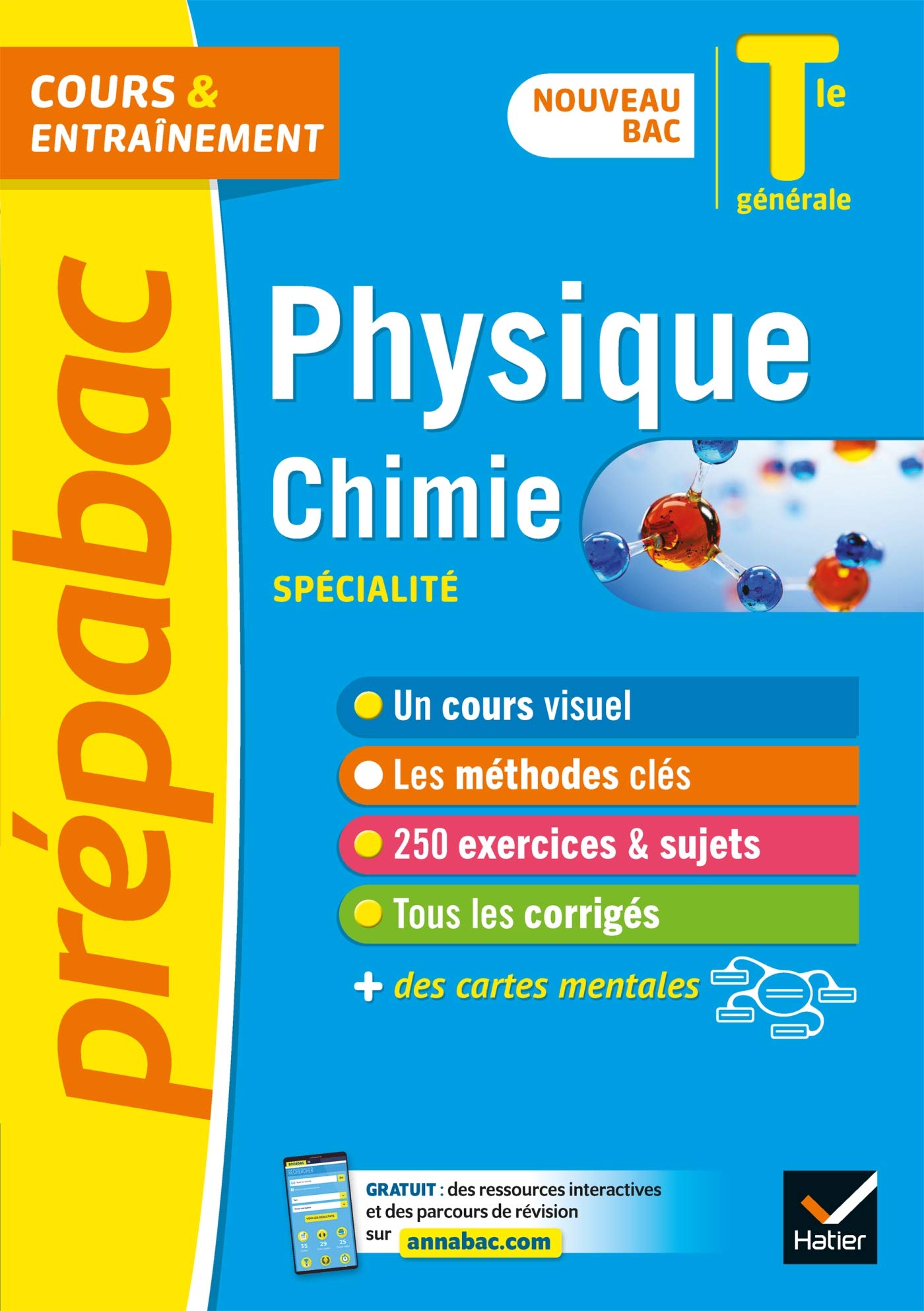 Prépabac Physique-Chimie Tle générale (spécialité) - Bac 2023: nouveau programme de Terminale Professional & Reference Books