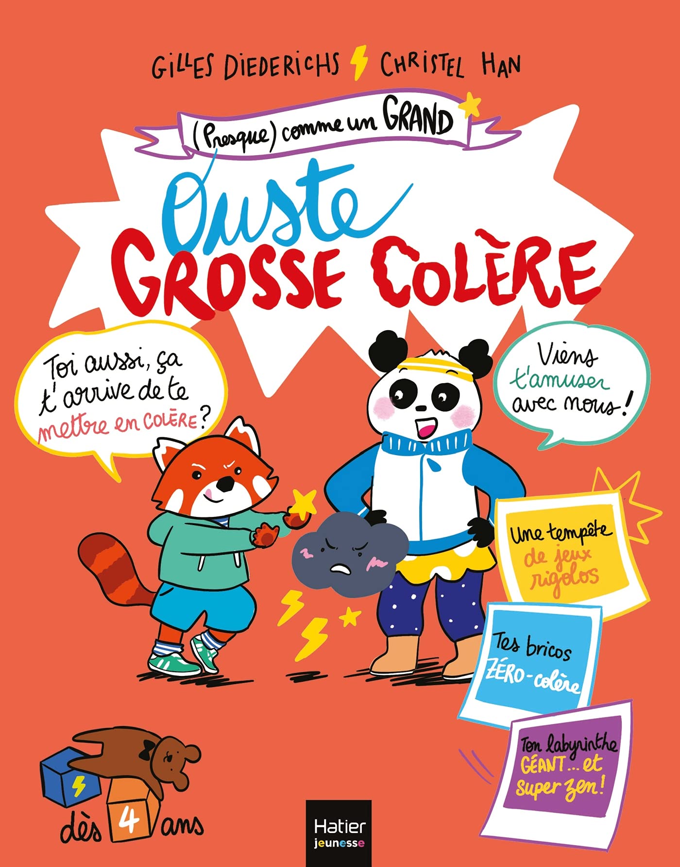 (Presque) comme un grand - Ouste, grosse colère ! Dès 4 ans: Avec 1 poster géant à jouer Tiptoi & Games