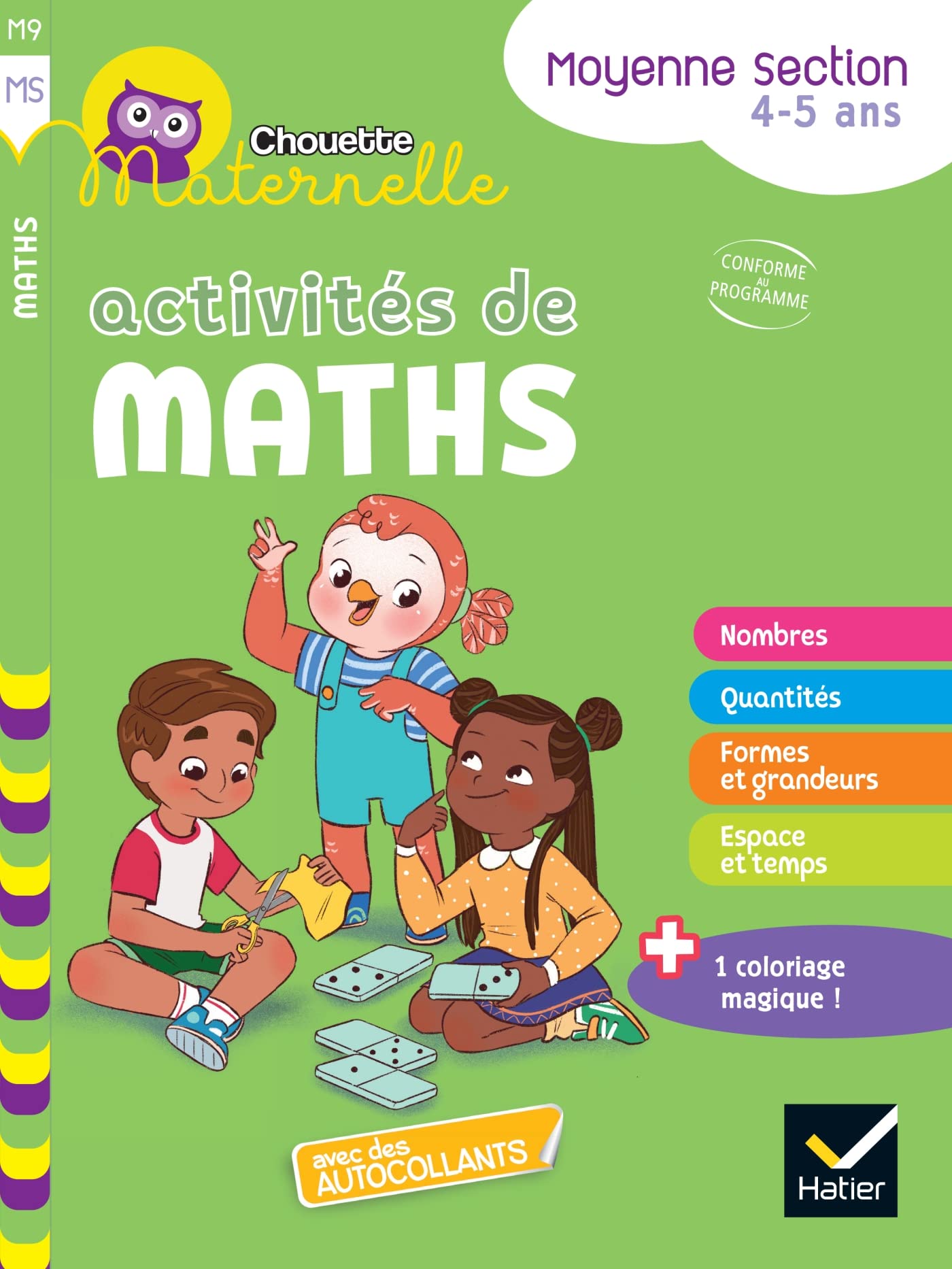 Chouette maternelle Activités de maths Moyenne Section book
