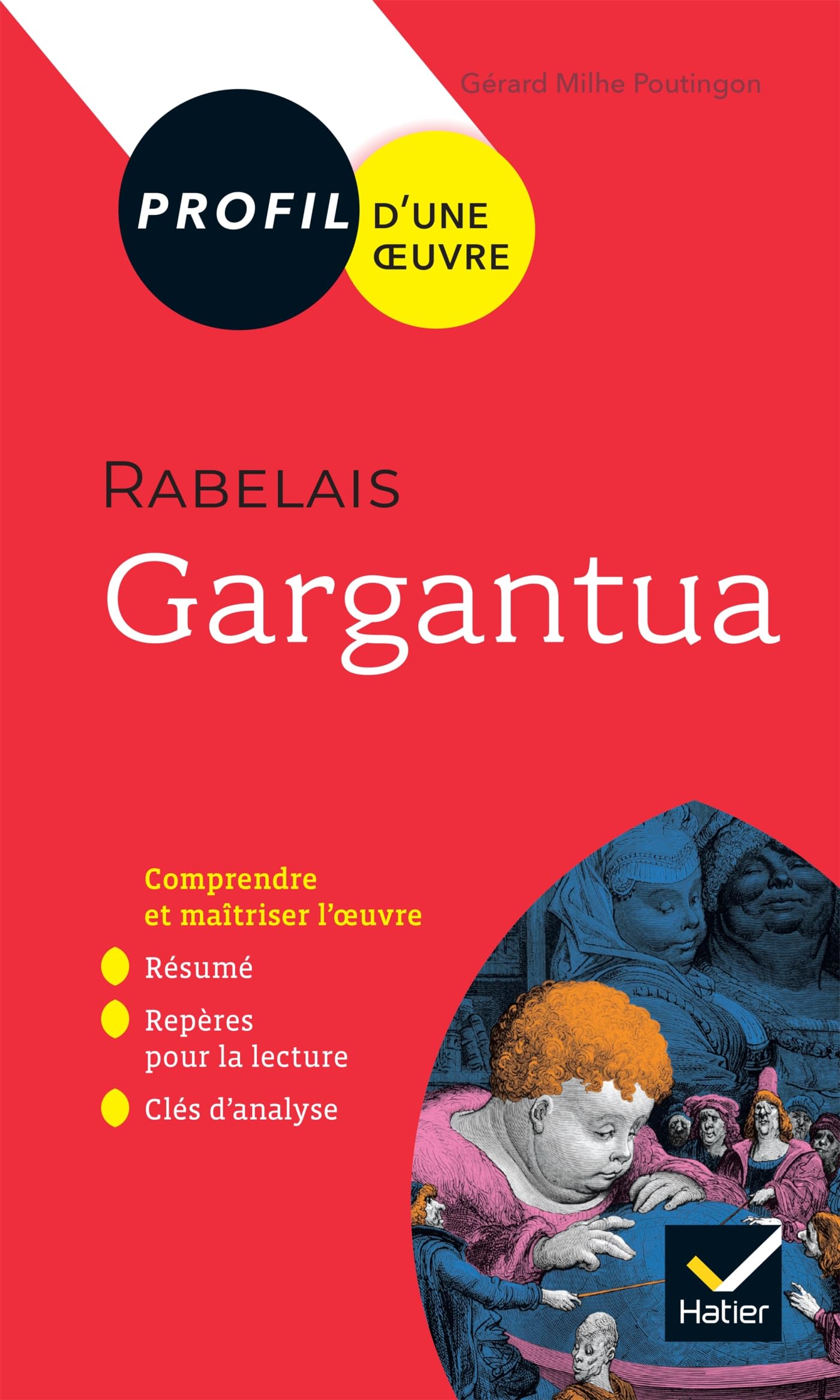 Profil - Rabelais, Gargantua (oeuvre au programme Bac 2025): toutes les clés d'analyse pour le bac Classics