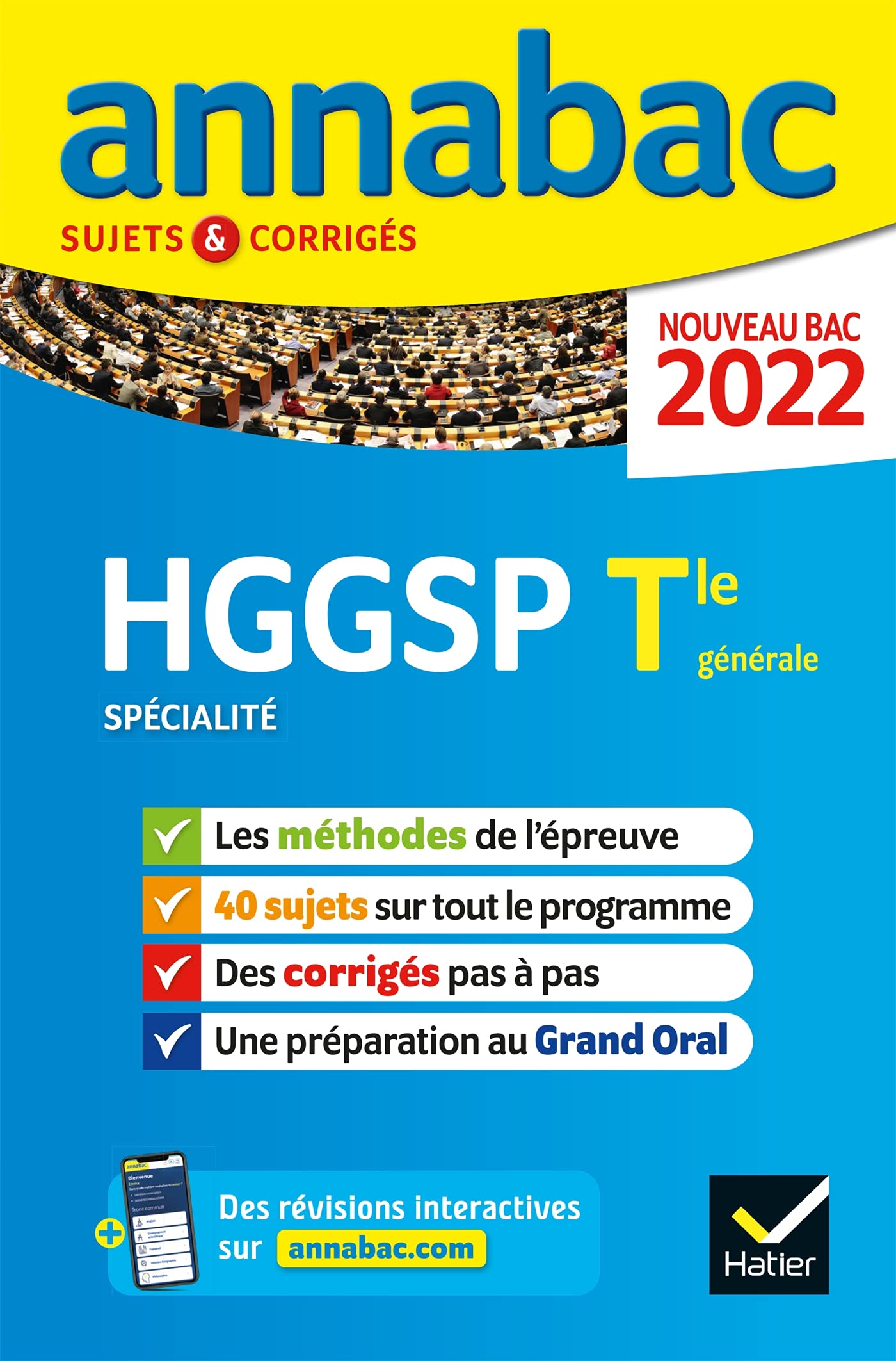 Annales du bac Annabac 2022 HGGSP Tle générale (spécialité): méthodes & sujets corrigés nouveau bac Professional & Reference Books
