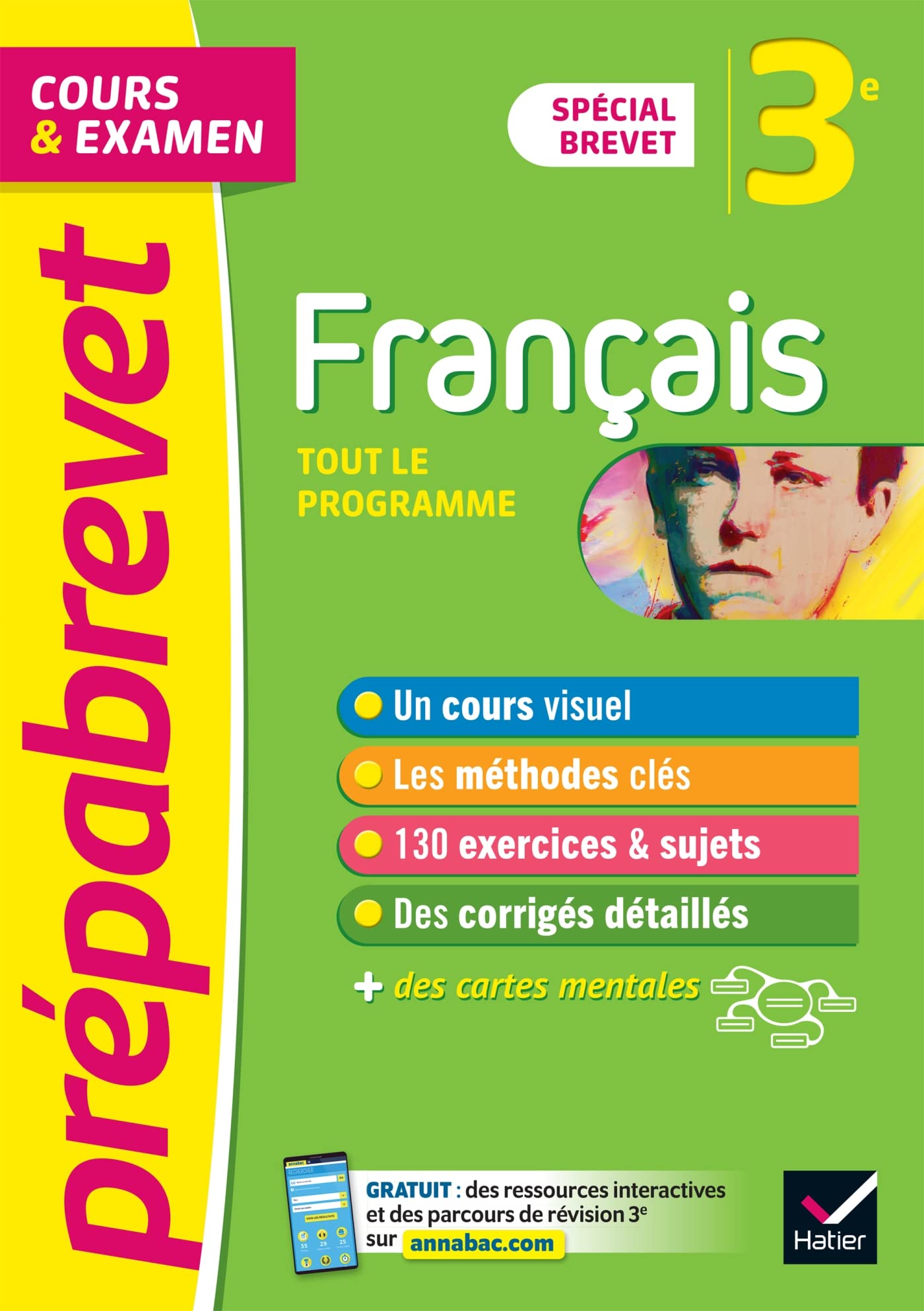 Prépabrevet Français 3e - Brevet 2024: cours, méthodes et entraînement Professional & Reference Books