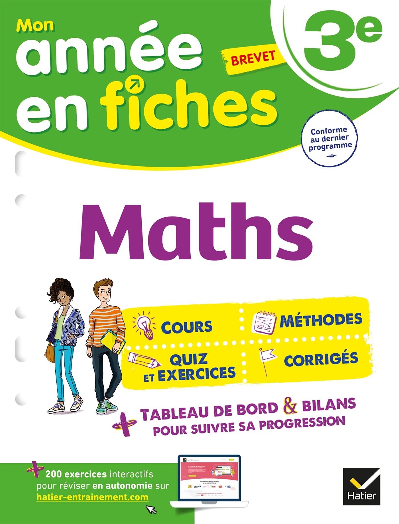 Maths 3e (fiches de révision & exercices): tout le programme de 3e en fiches Non-fiction