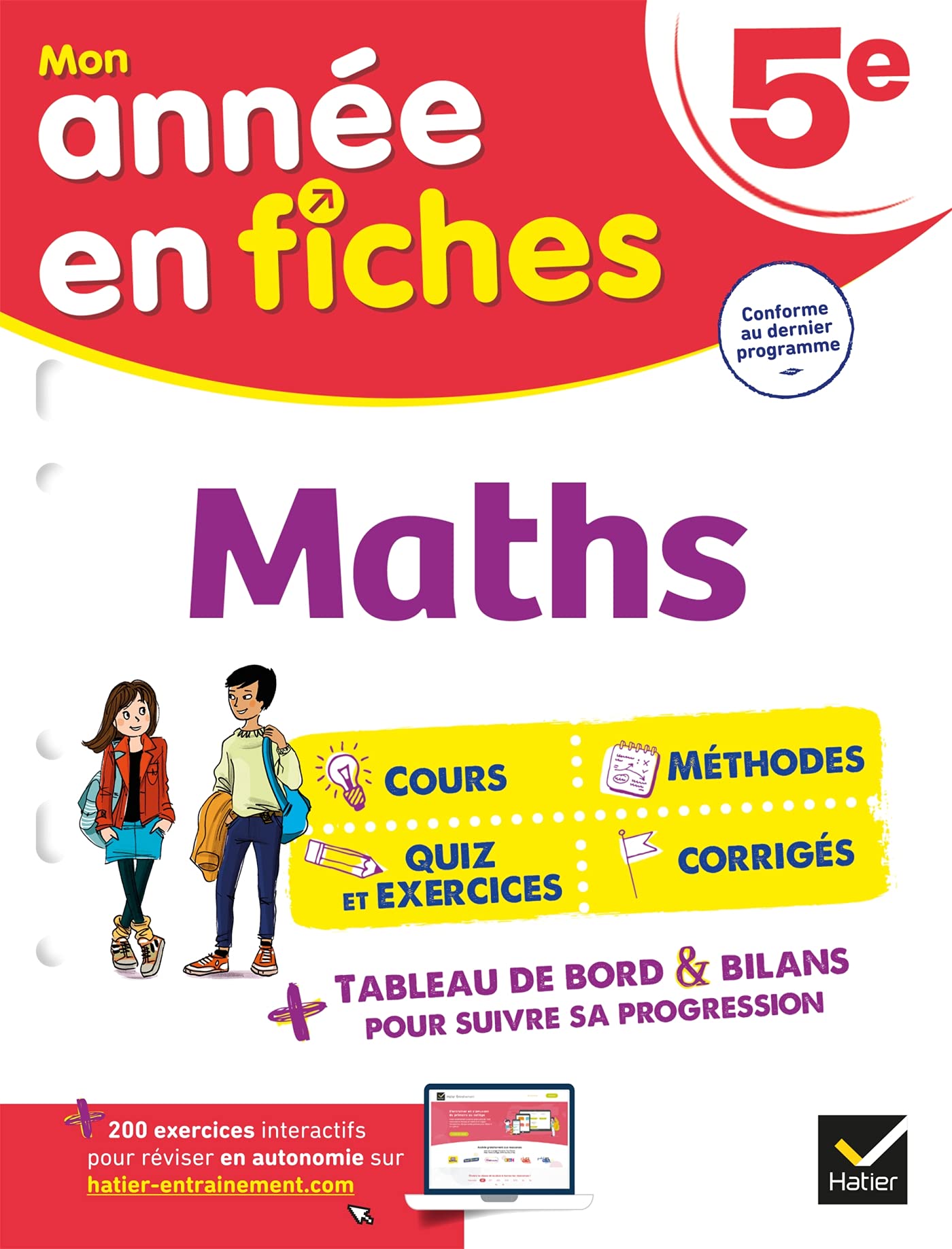 Maths 5e (fiches de révision & exercices): tout le programme de 5e en fiches Non-fiction