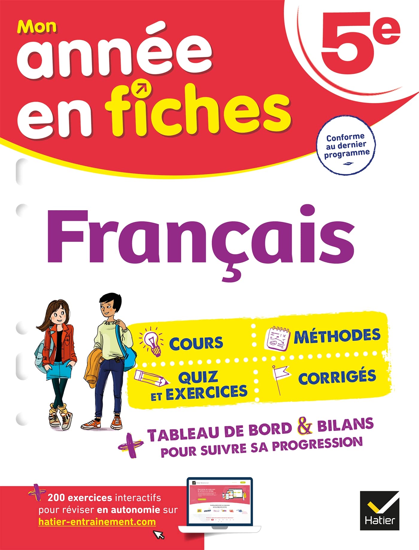 Français 5e (fiches de révision & exercices): tout le programme de 5e en fiches Non-fiction